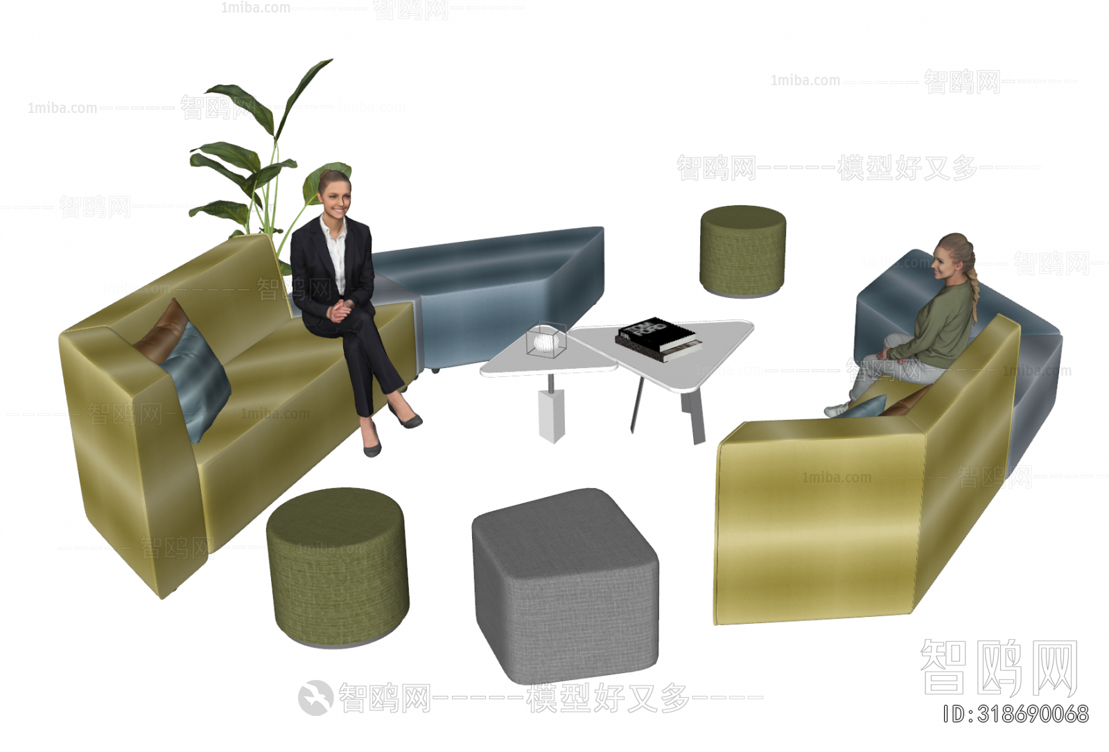 Modern Card Seat Sofa