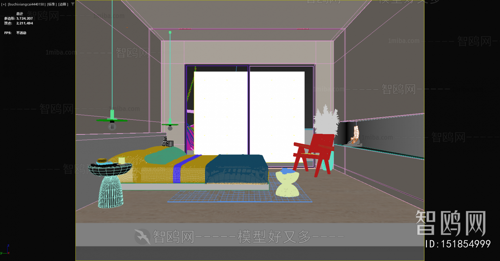 Wabi-sabi Style Bedroom