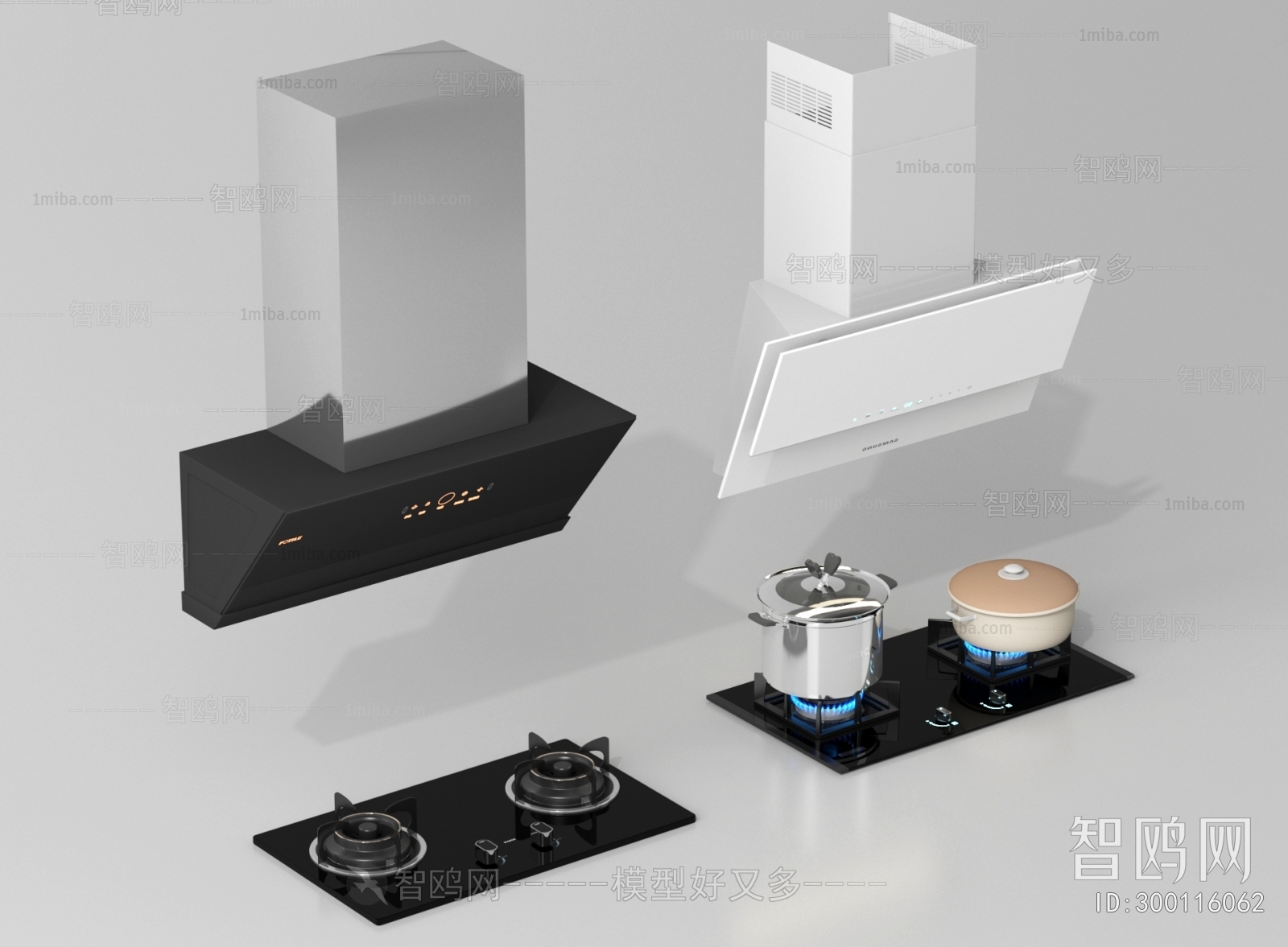Modern Kitchen Electric Gas Range