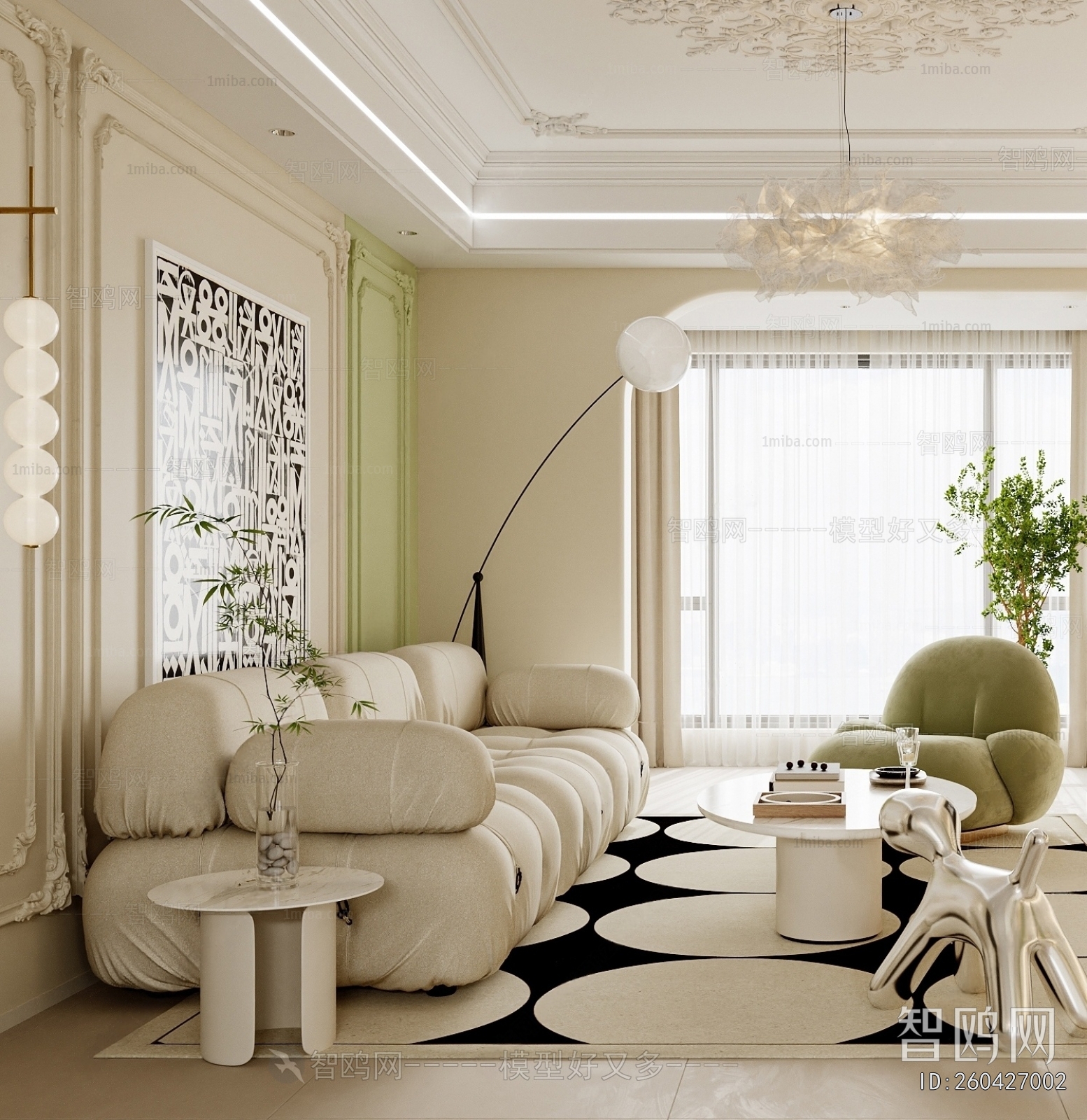 French Style A Living Room