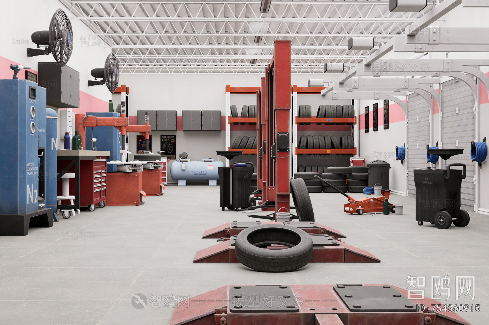 Modern Automobile Repair Shop