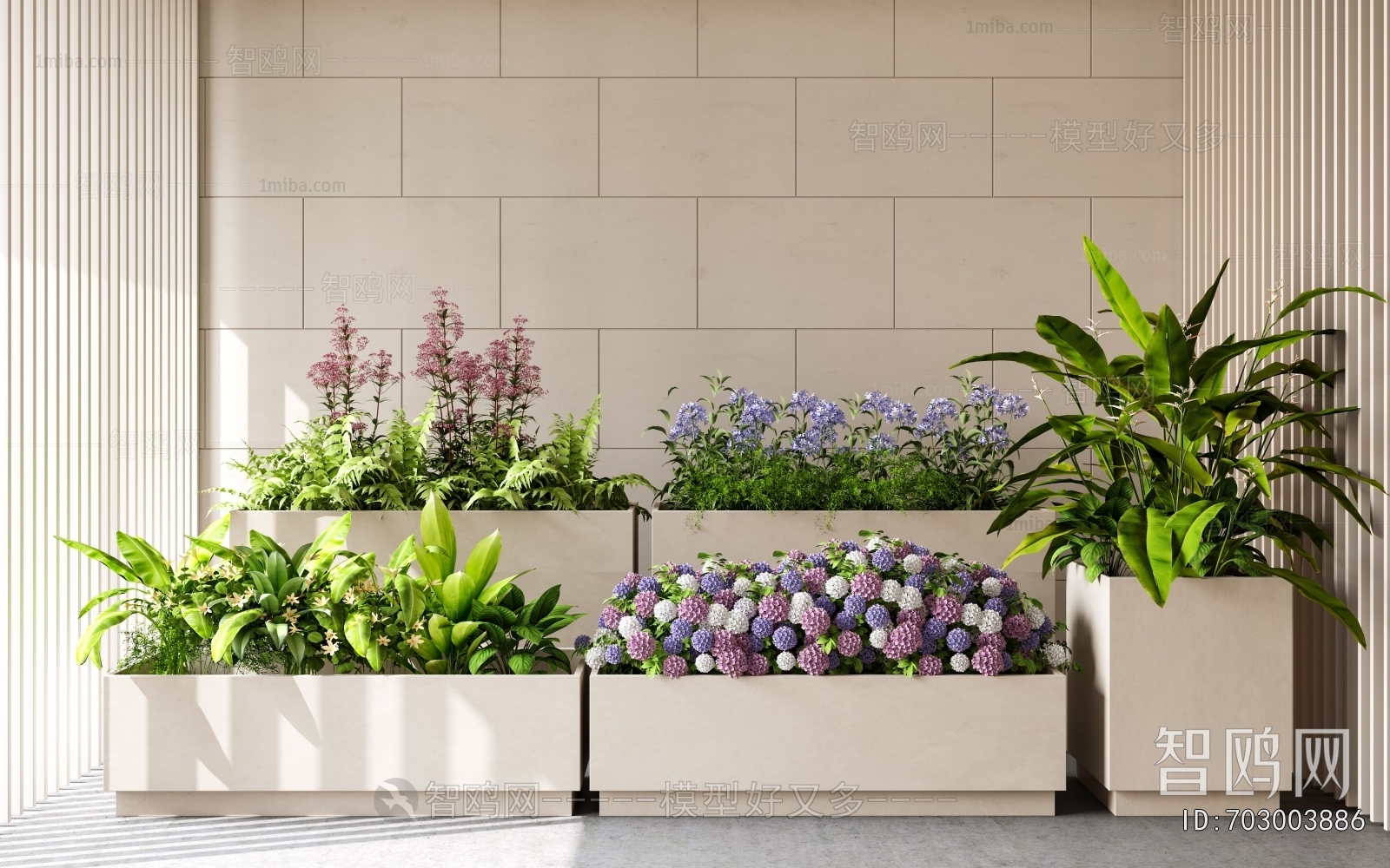 Modern Flower Bed, Flower Bowl, Flower Box