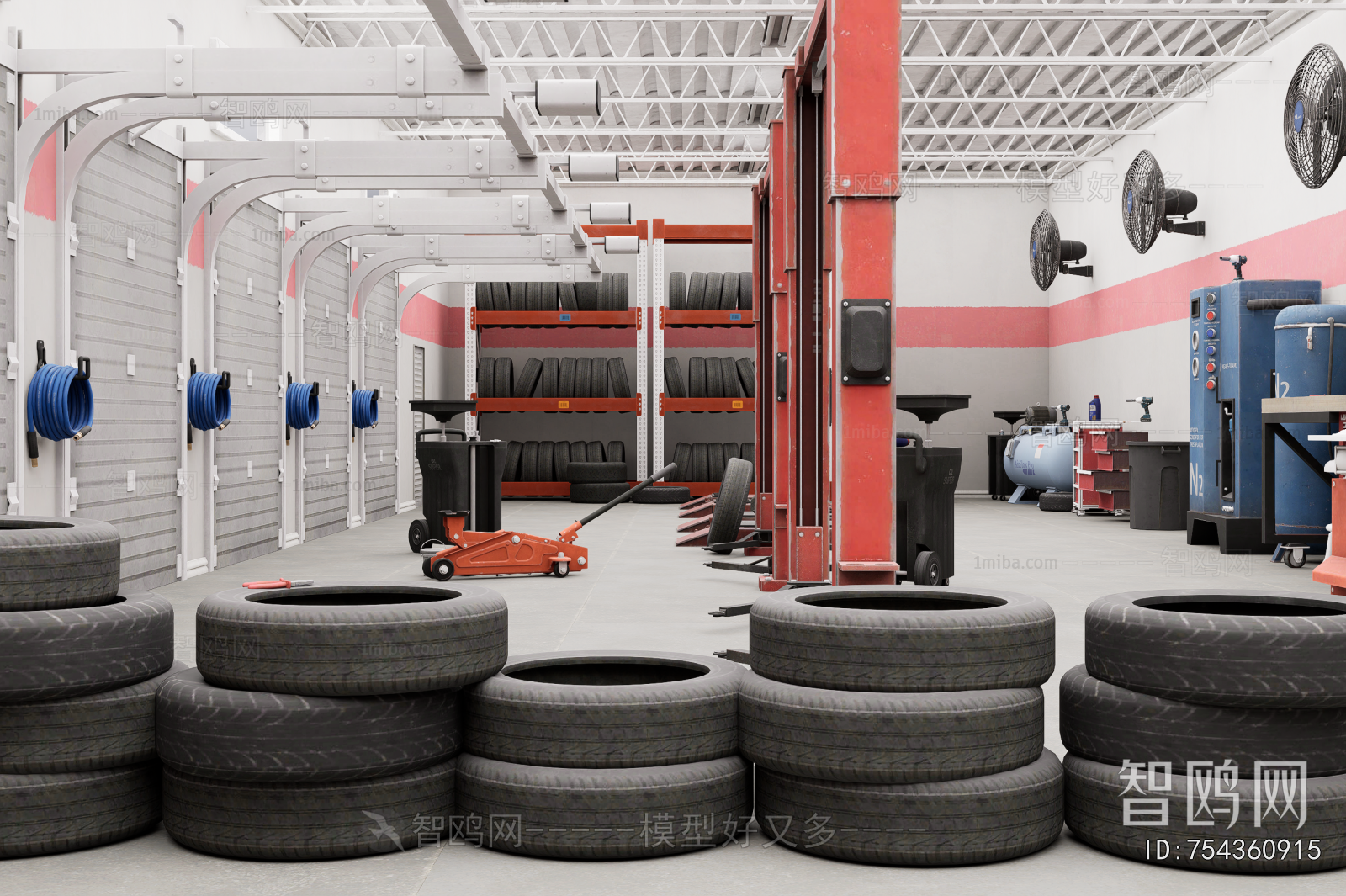 Modern Automobile Repair Shop