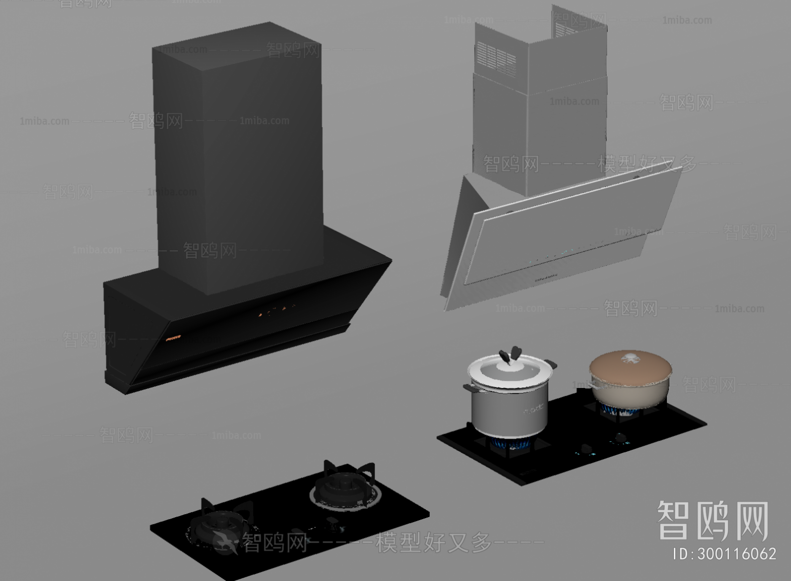 Modern Kitchen Electric Gas Range