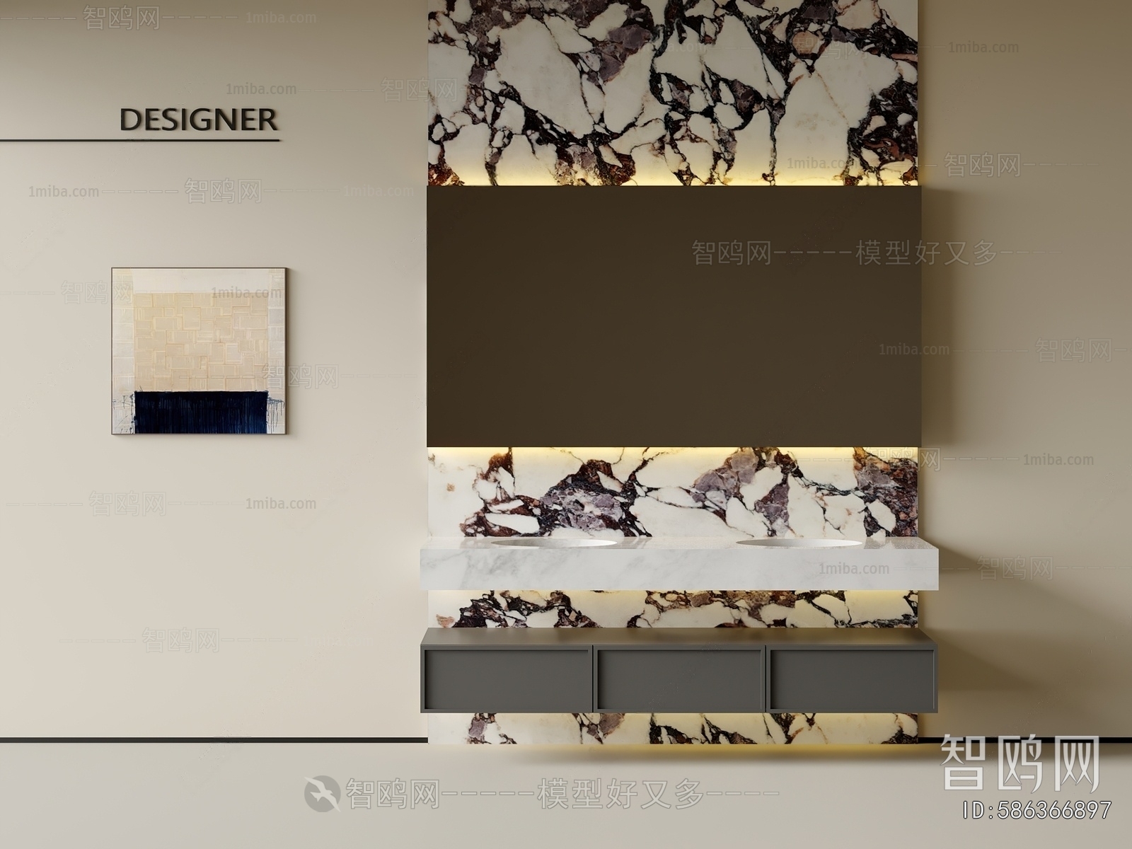 Modern Bathroom Cabinet