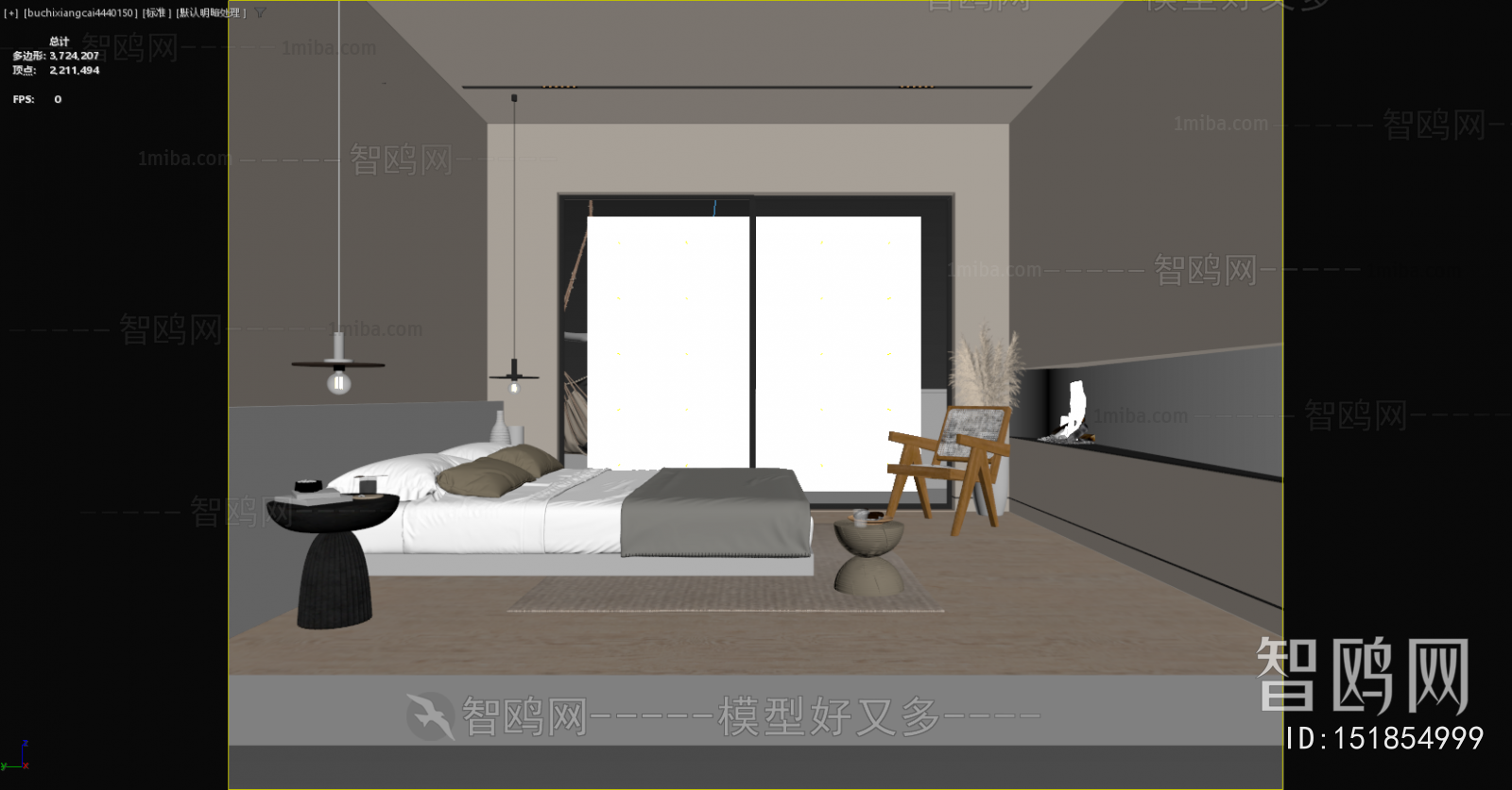 Wabi-sabi Style Bedroom