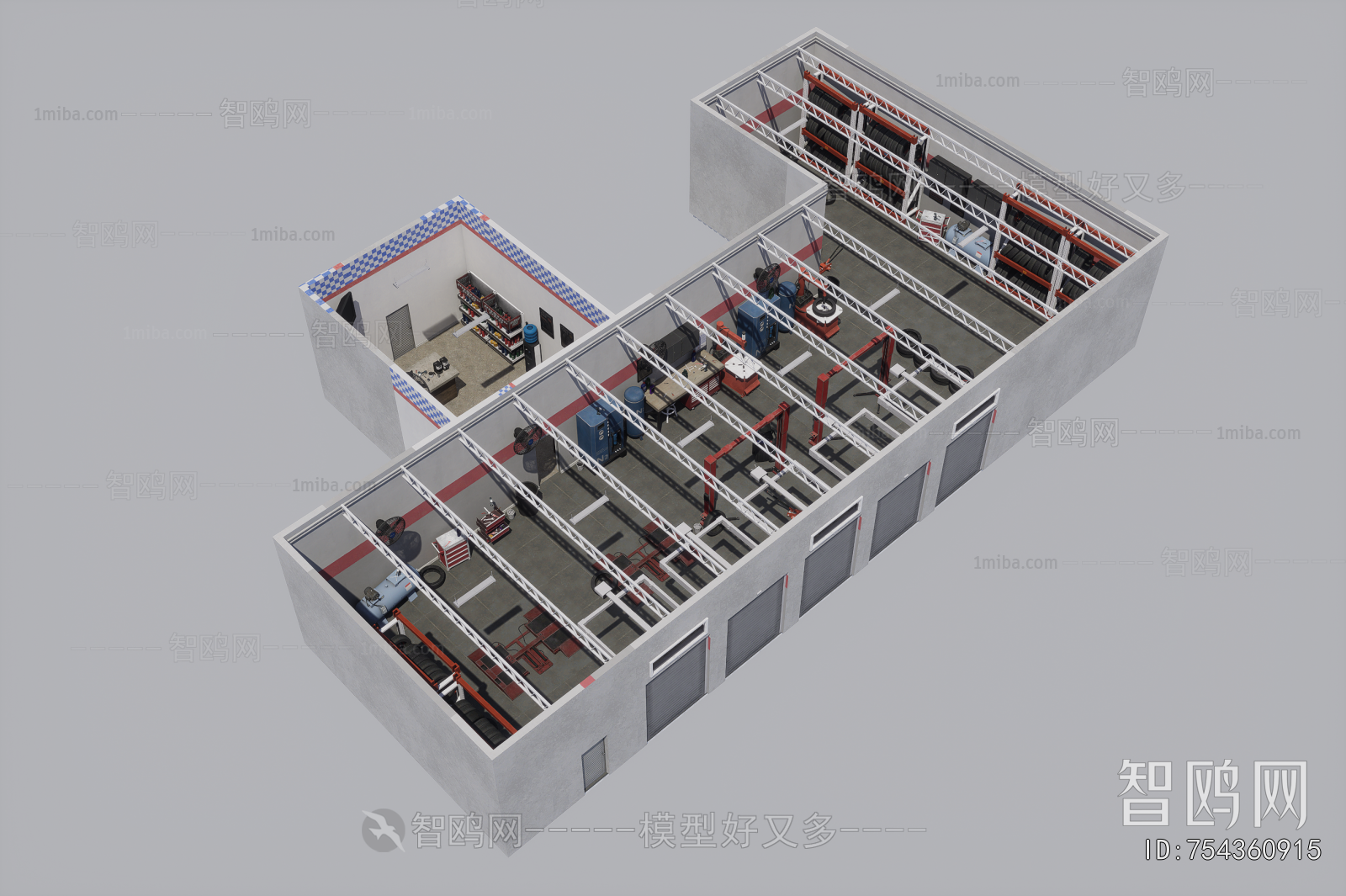 Modern Automobile Repair Shop