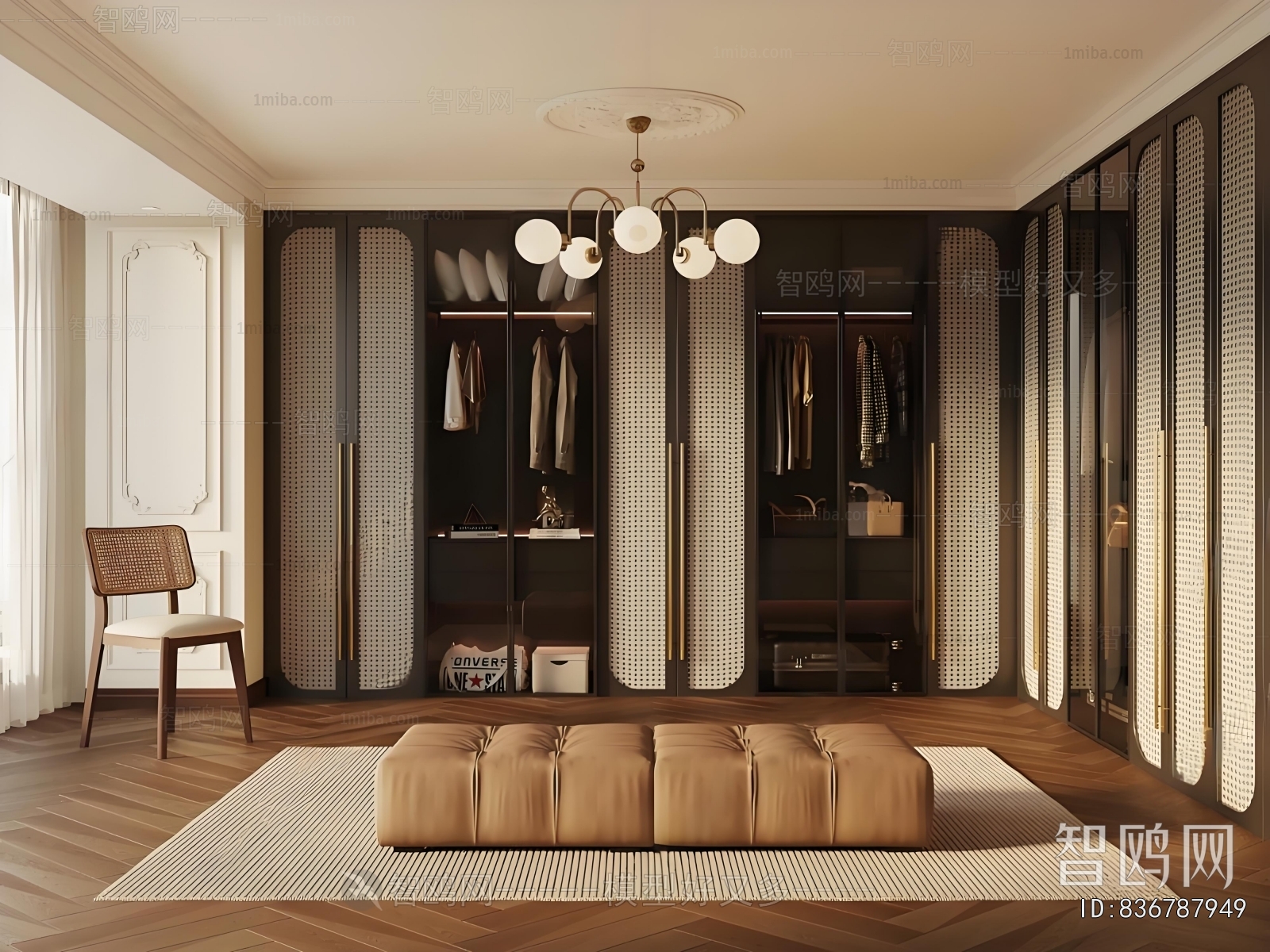 French Style Clothes Storage Area