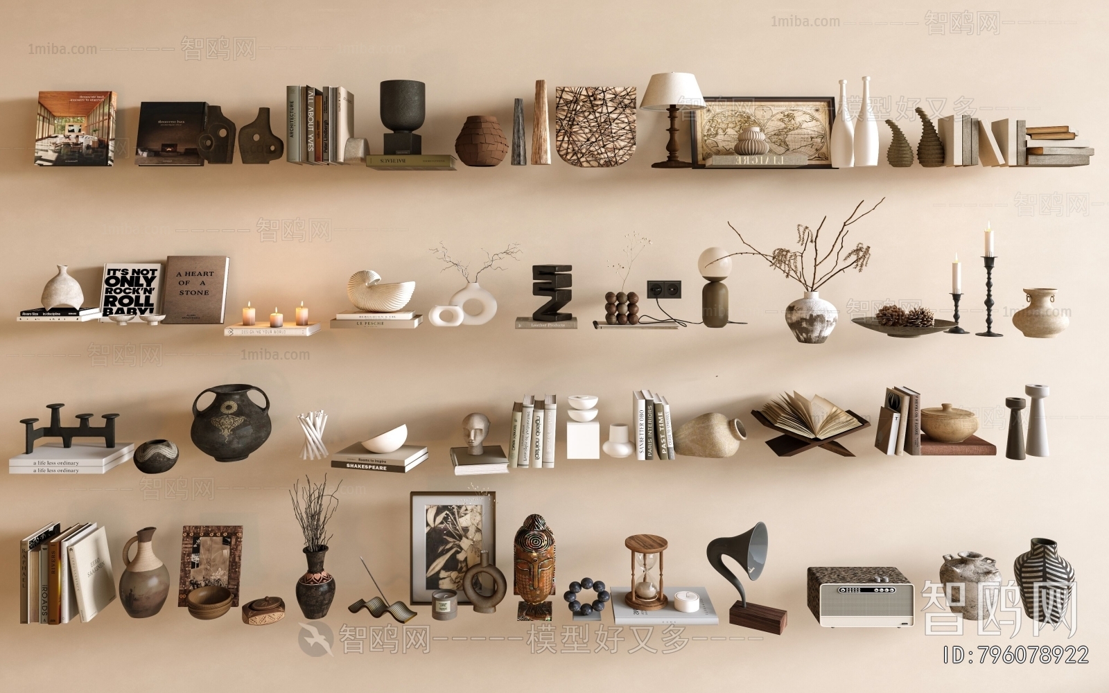 Wabi-sabi Style Decorative Set