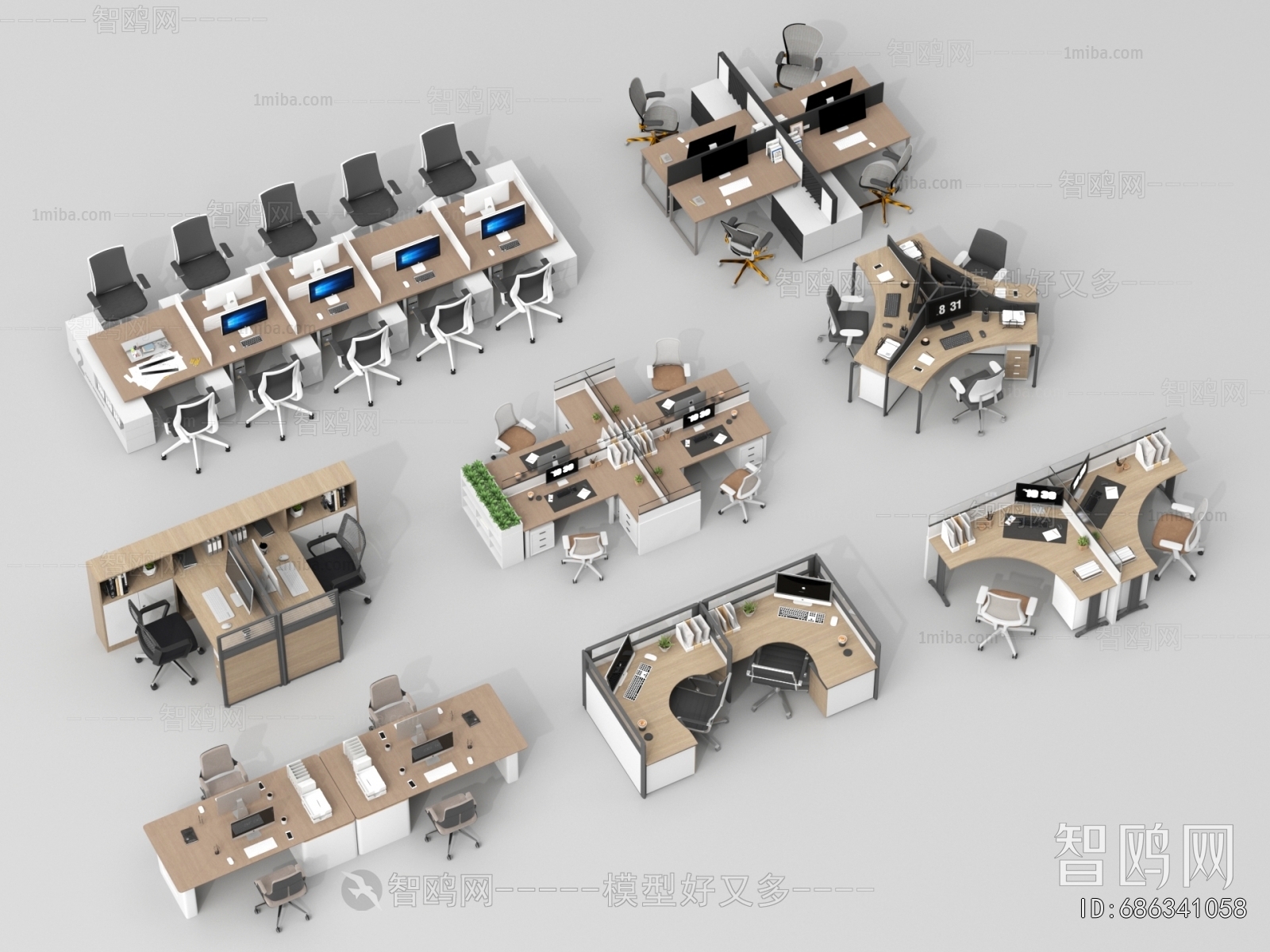 Modern Office Desk And Chair