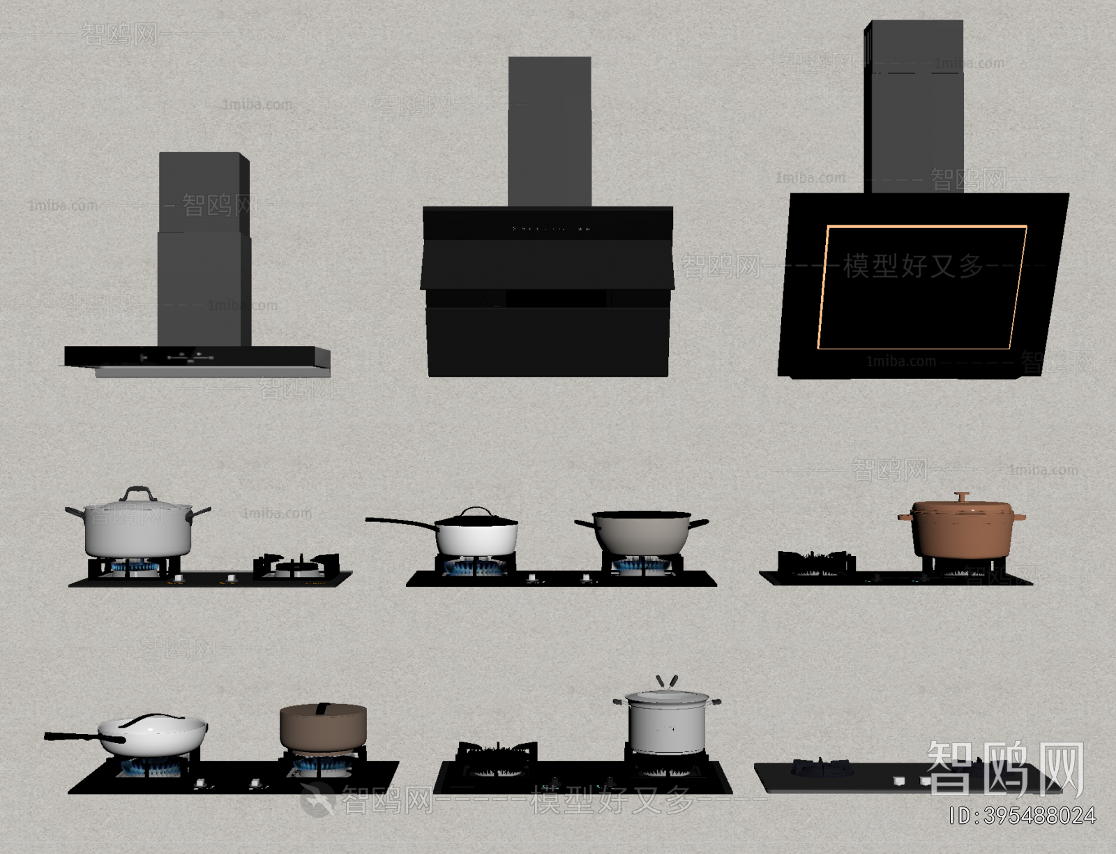 Modern Kitchen Electric Gas Range