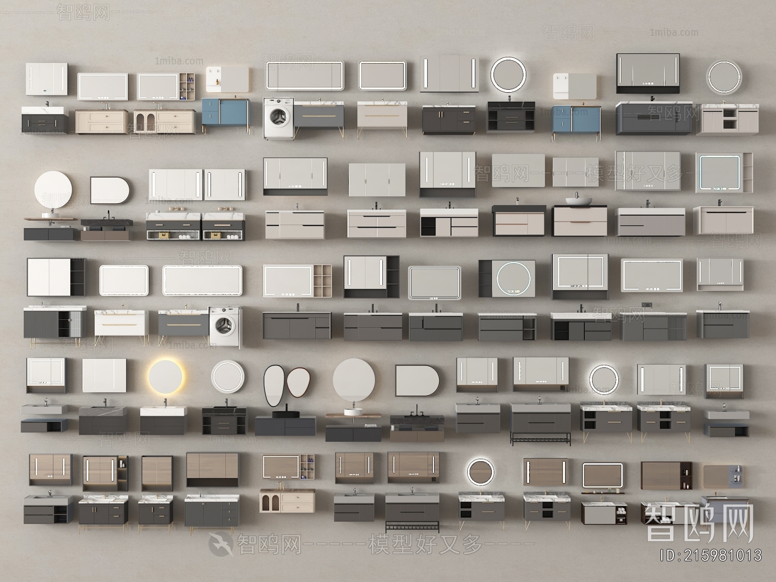 Modern Bathroom Cabinet