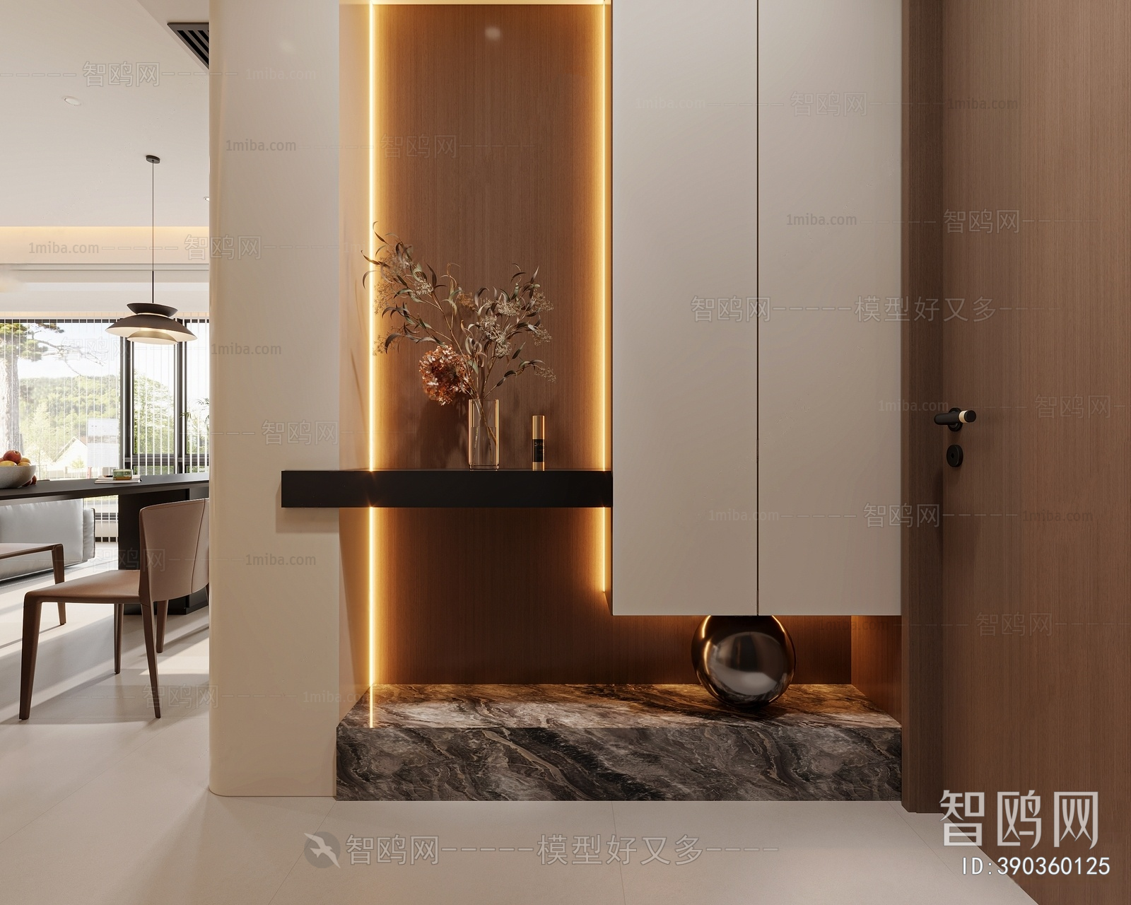 Modern Entrance Cabinet