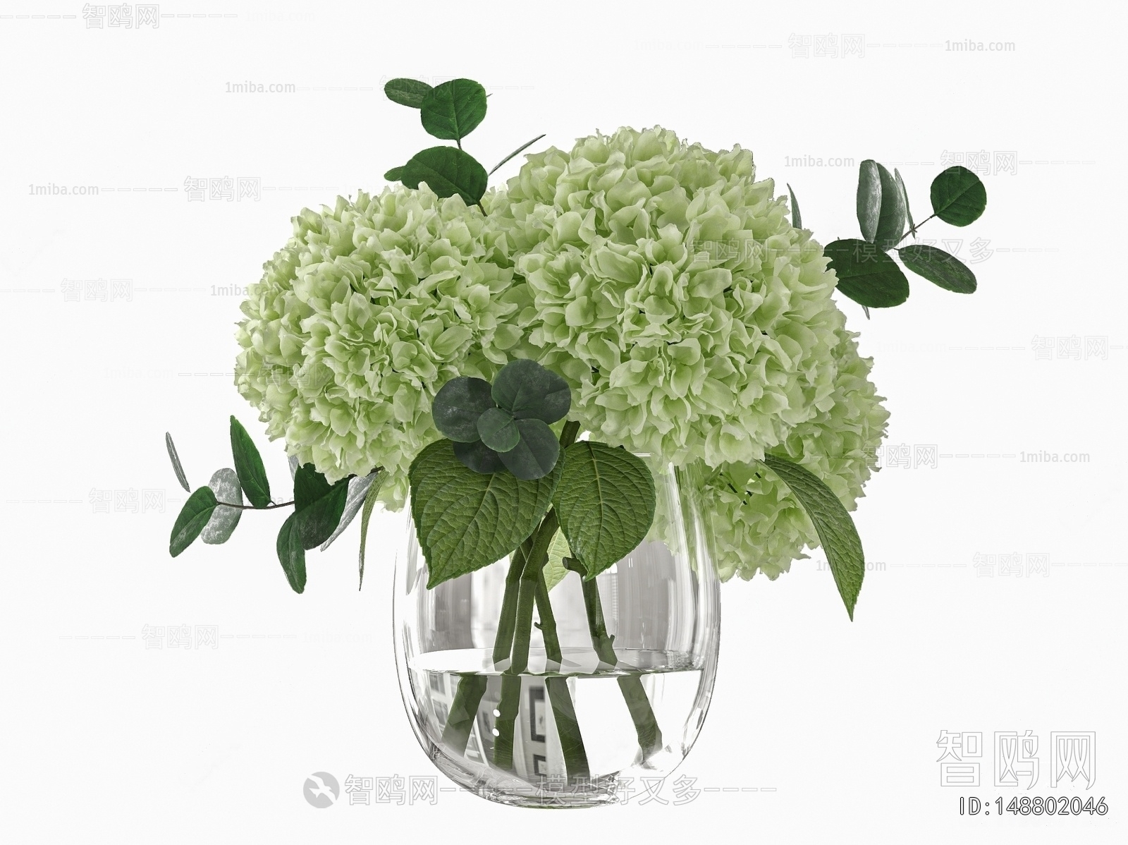 Modern Aquatic Green Plant