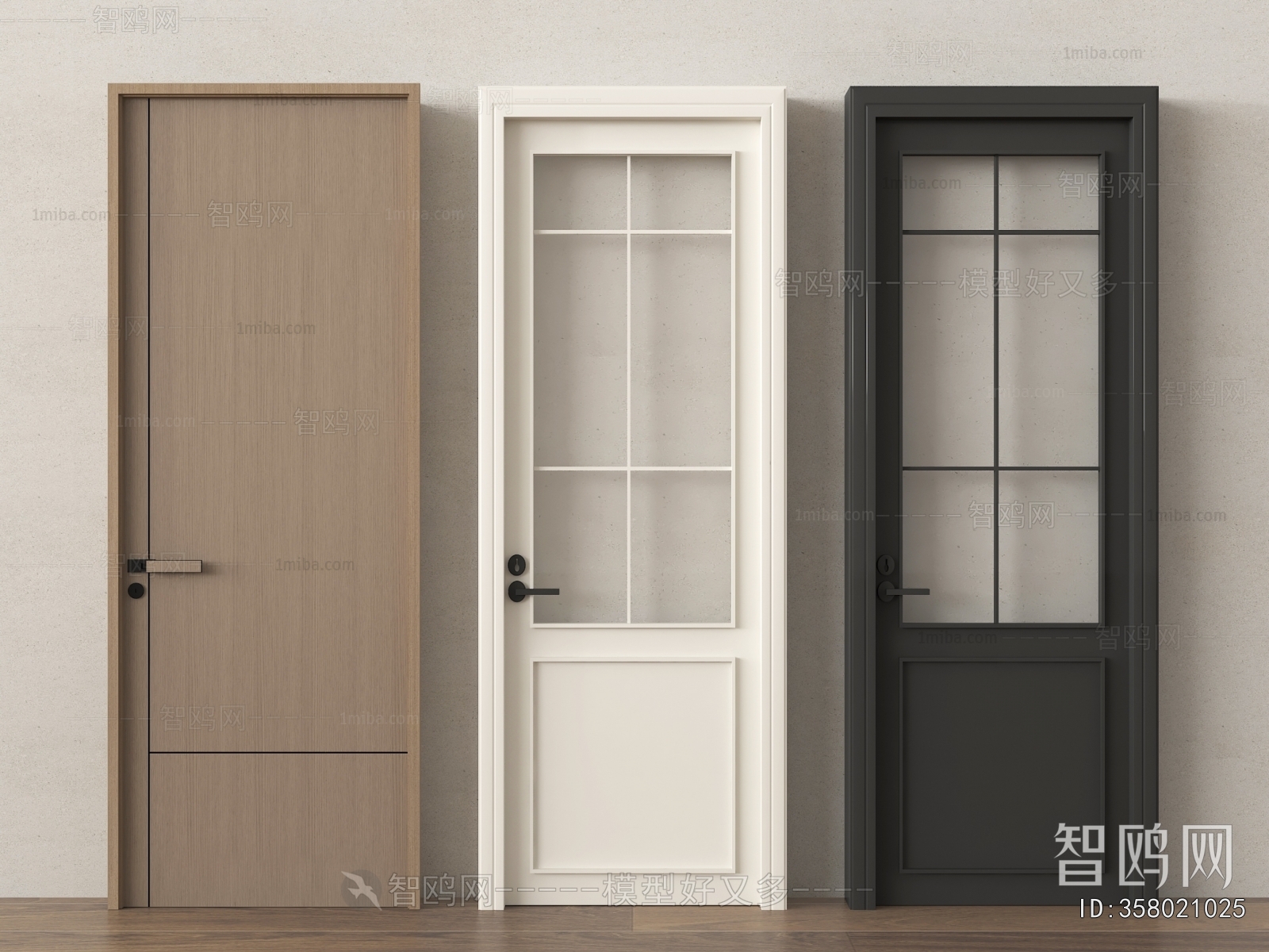 Modern Single Door