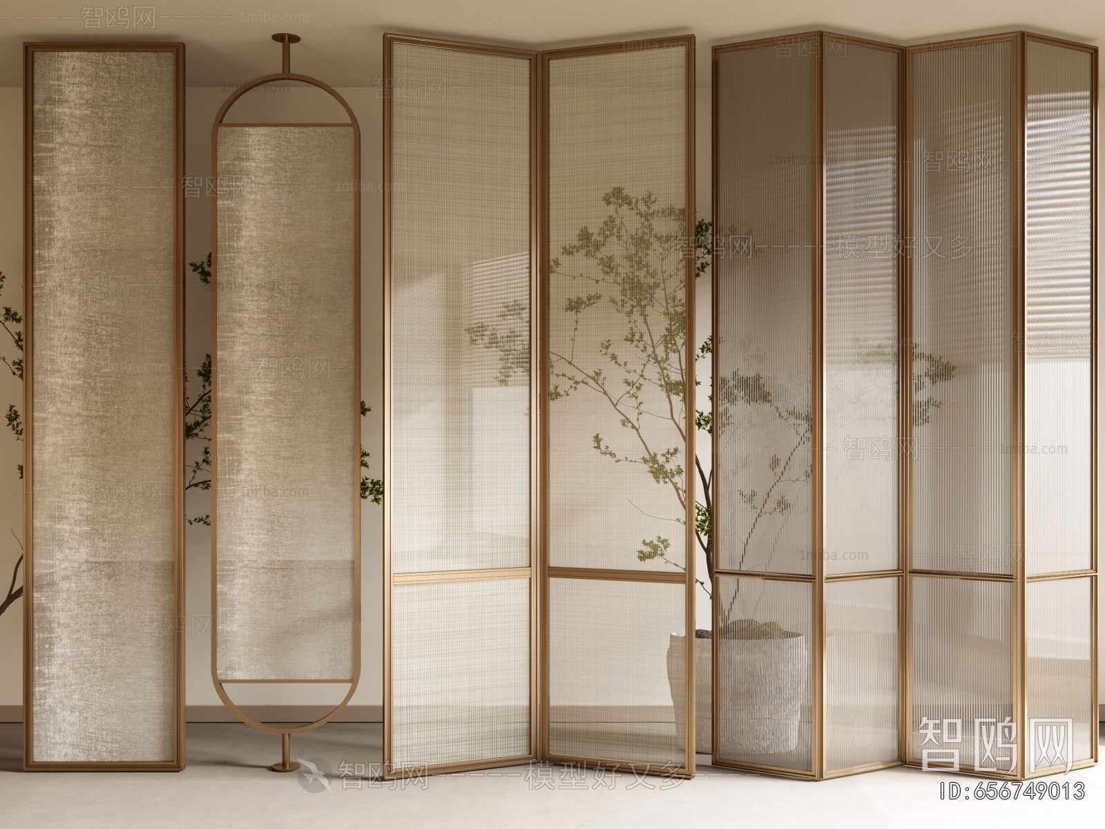 Modern Glass Screen Partition