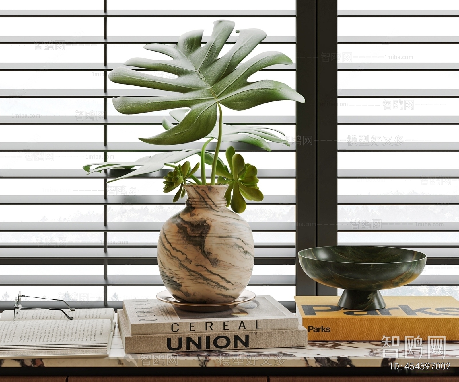 Modern Aquatic Green Plant