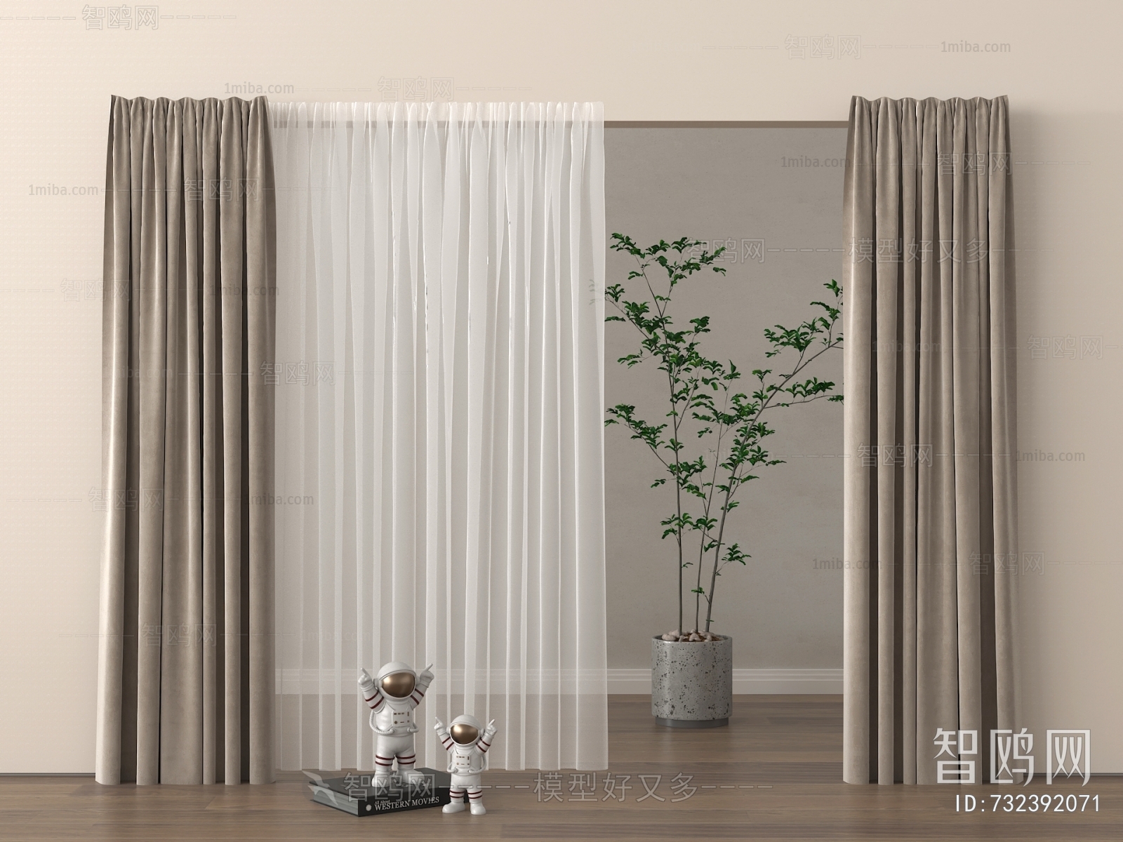 Modern The Curtain