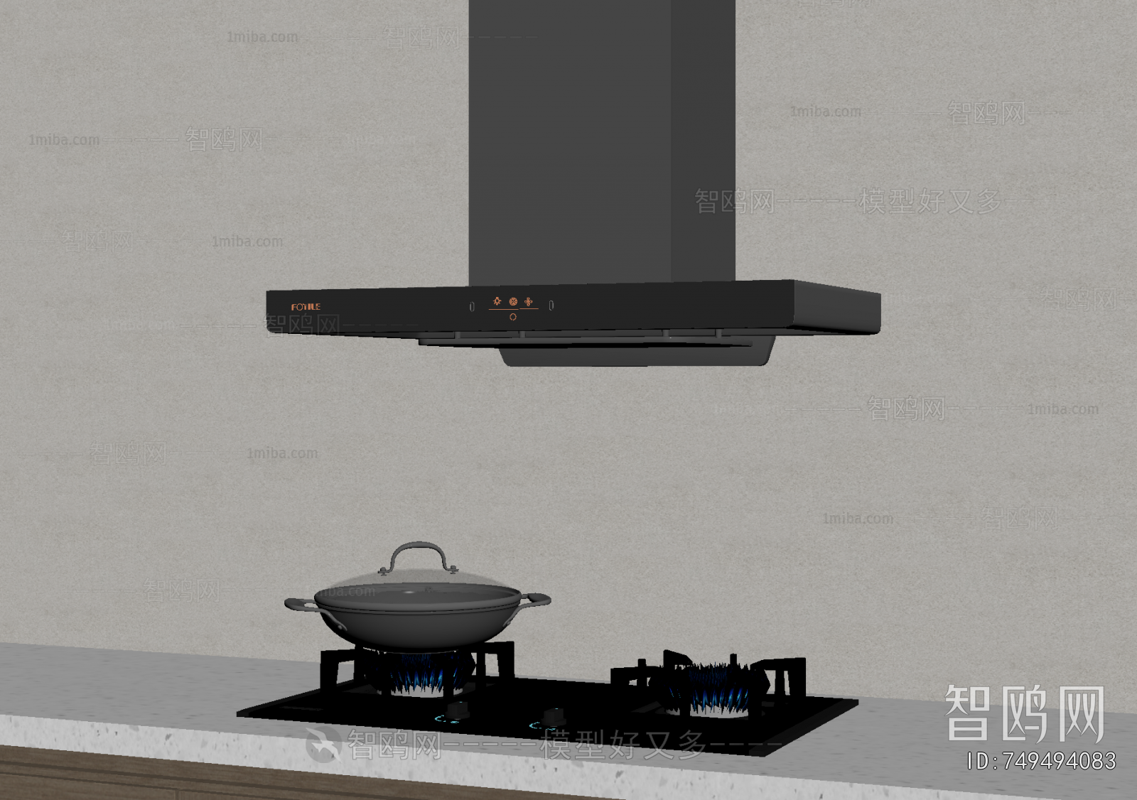 Modern Kitchen Electric Gas Range