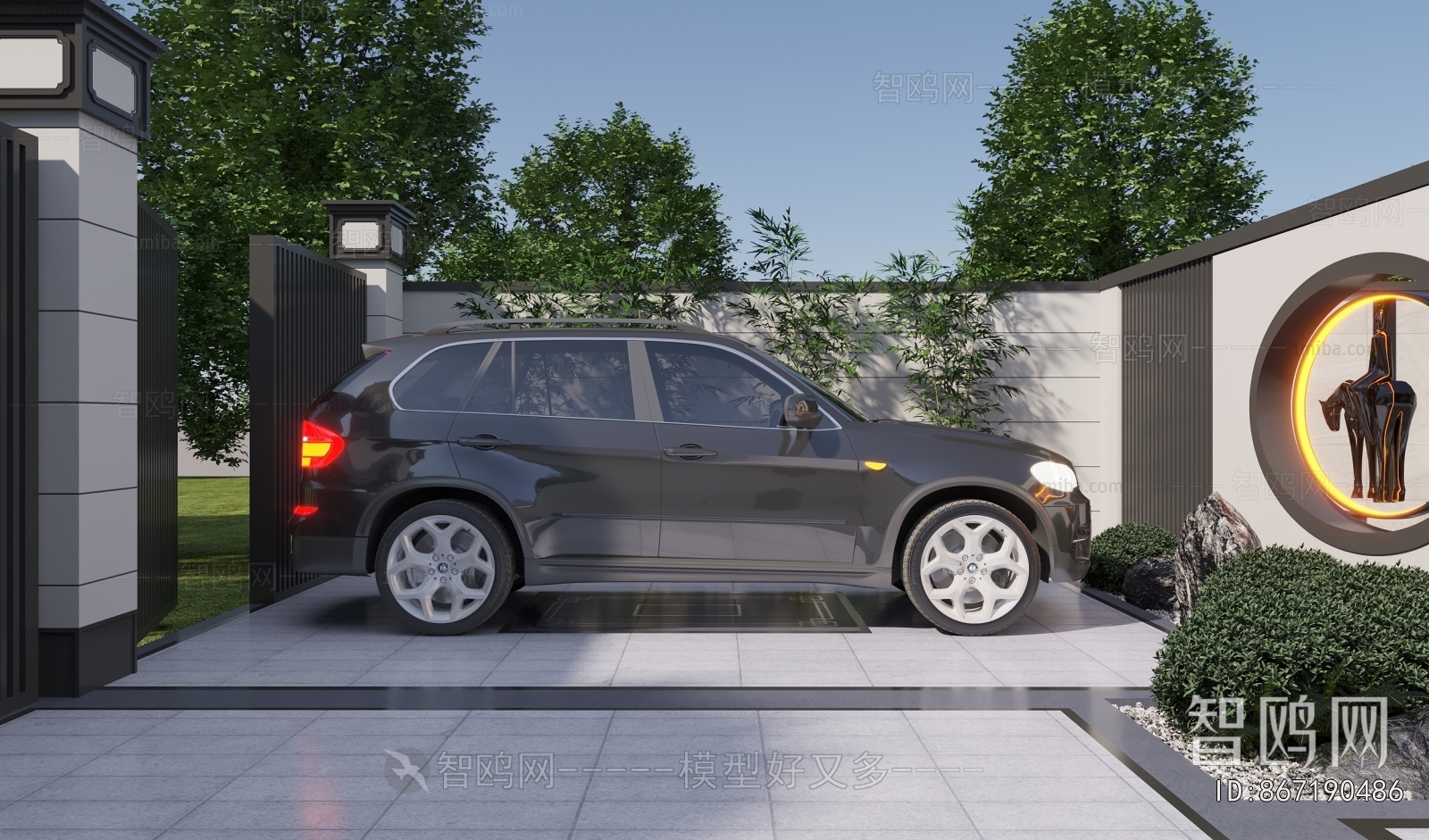 New Chinese Style Courtyard/landscape