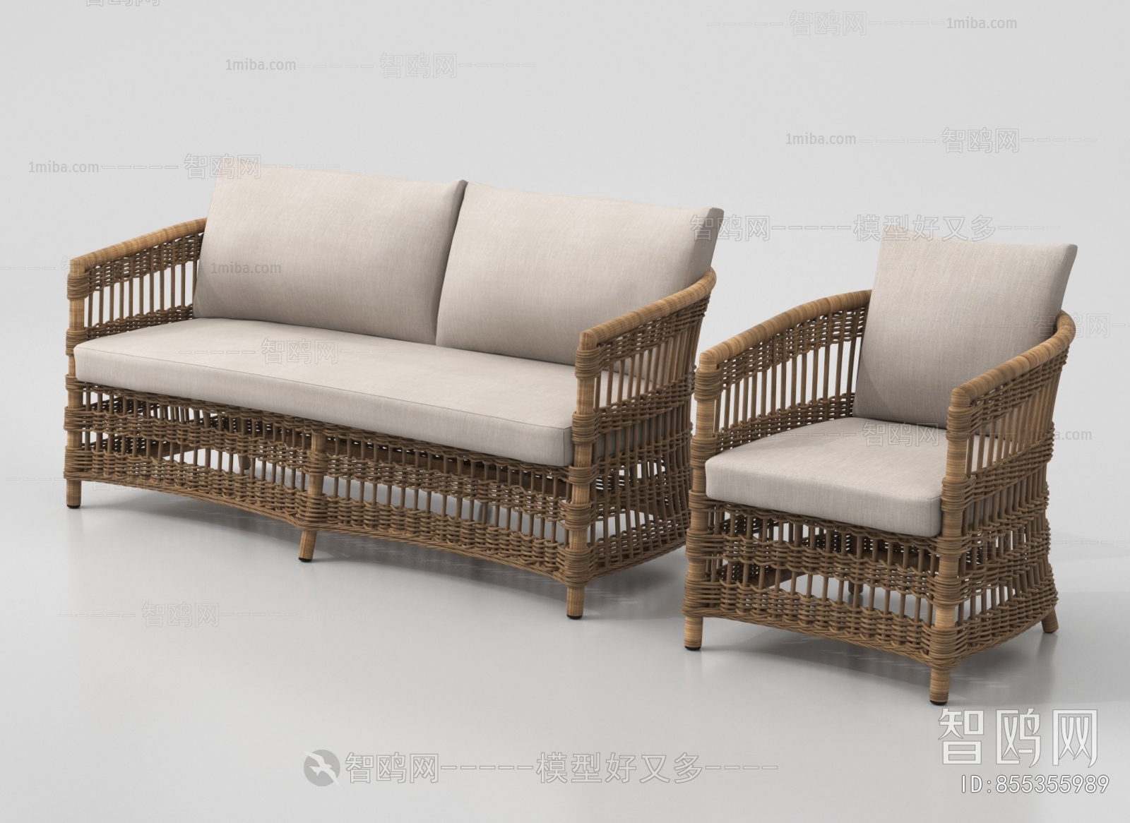 Wabi-sabi Style A Sofa For Two