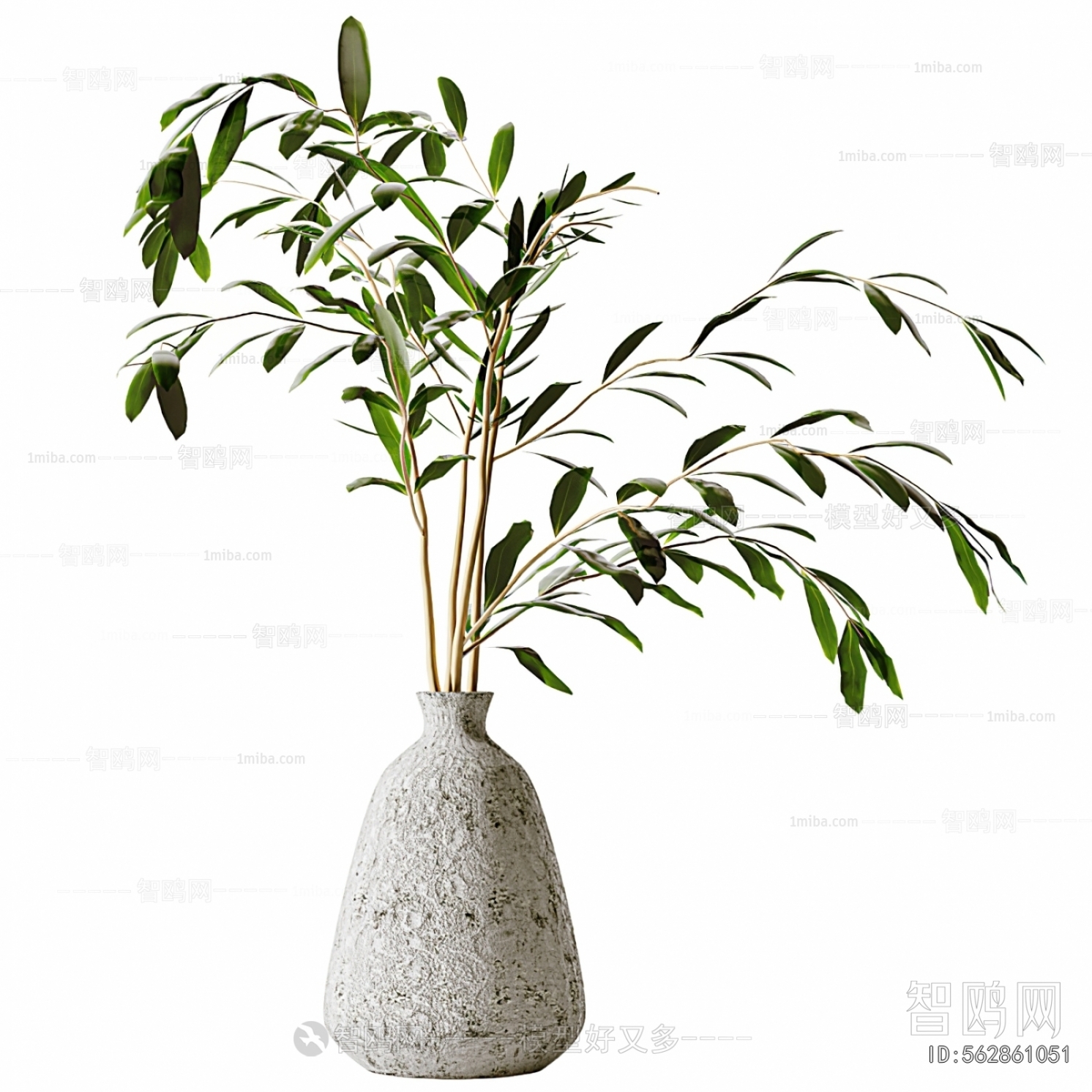 Modern Aquatic Green Plant