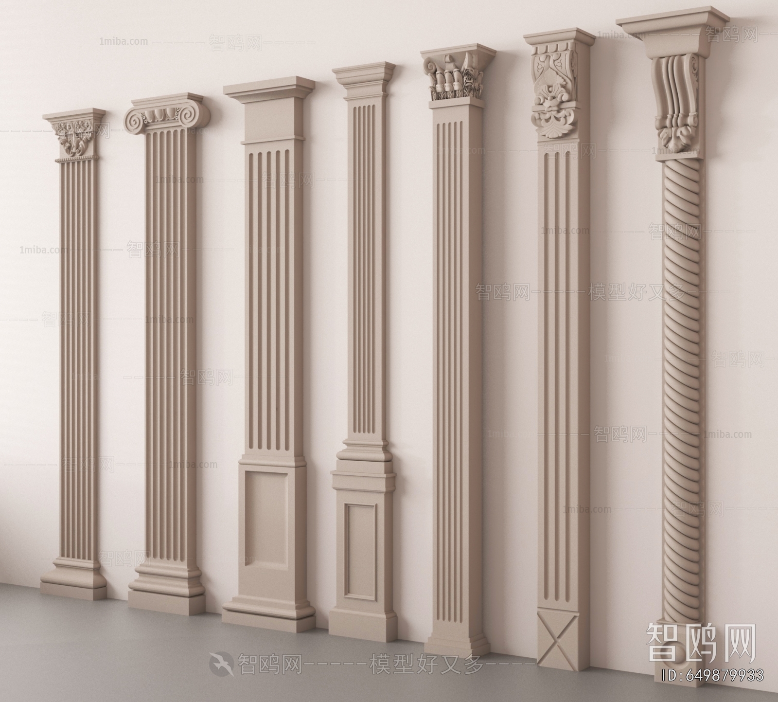 European Style Roman Pillar