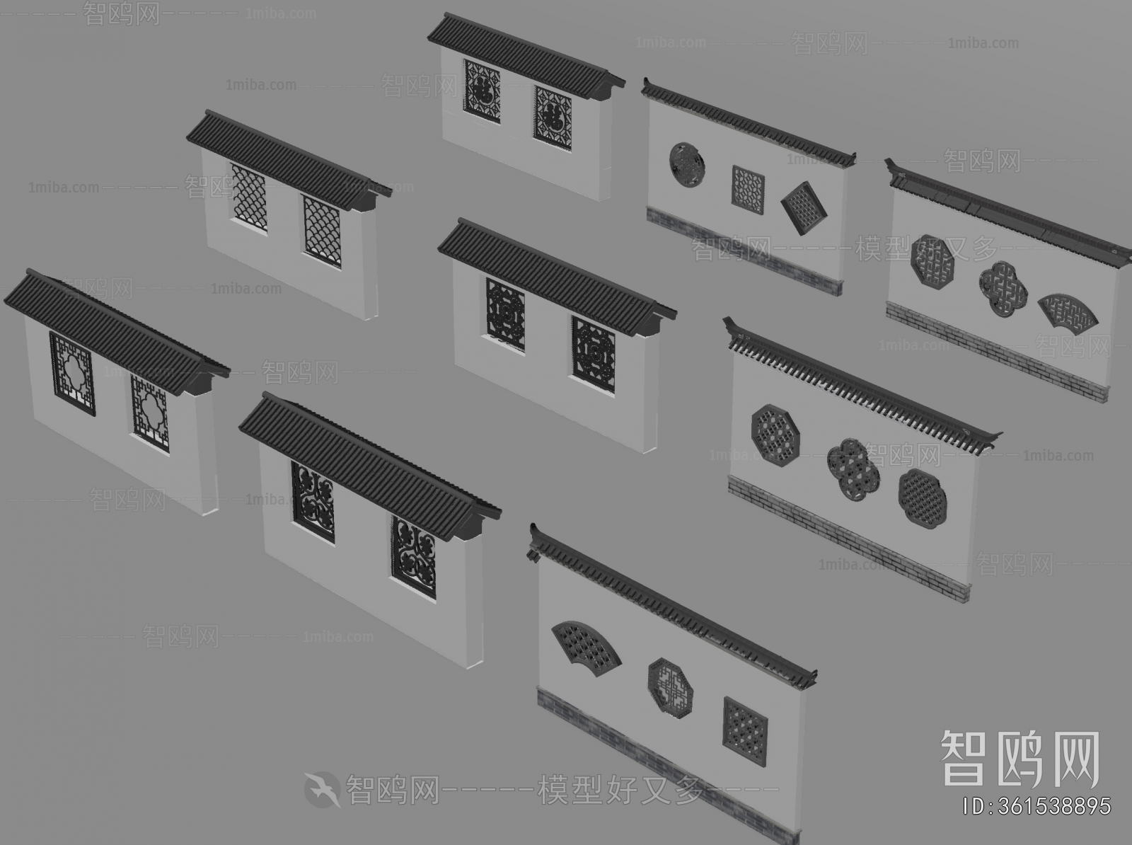 Chinese Style Landscape Wall