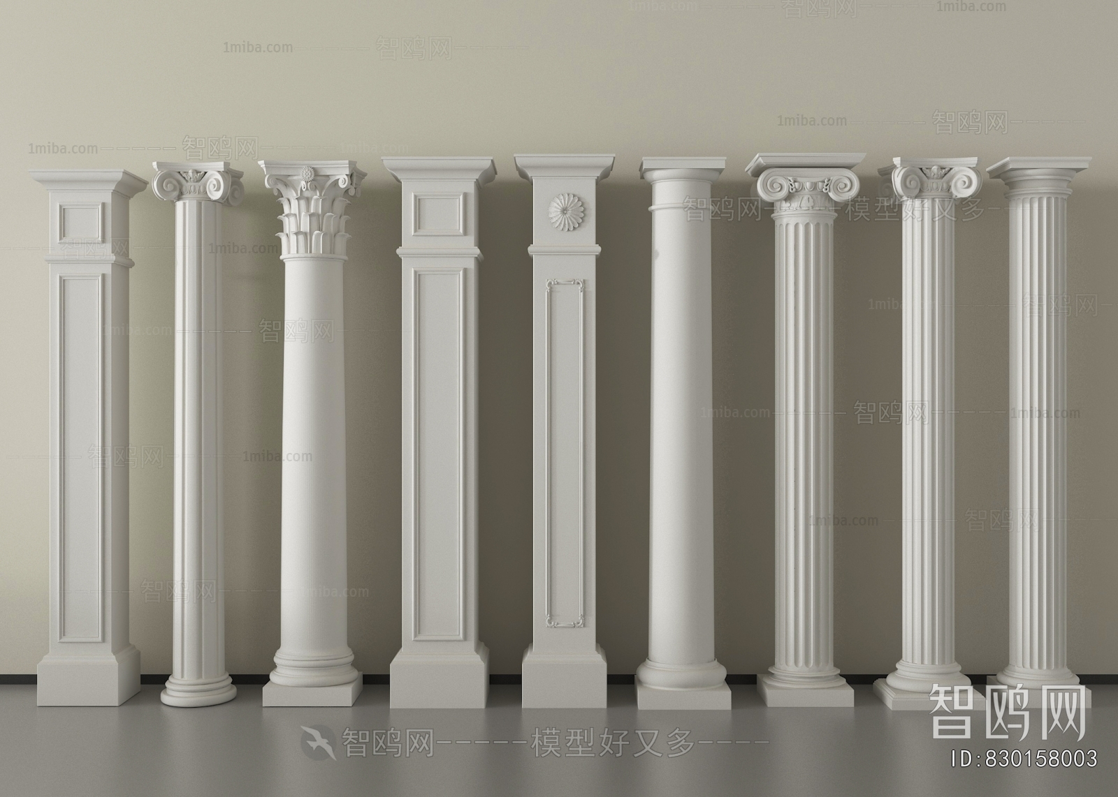 European Style Roman Pillar