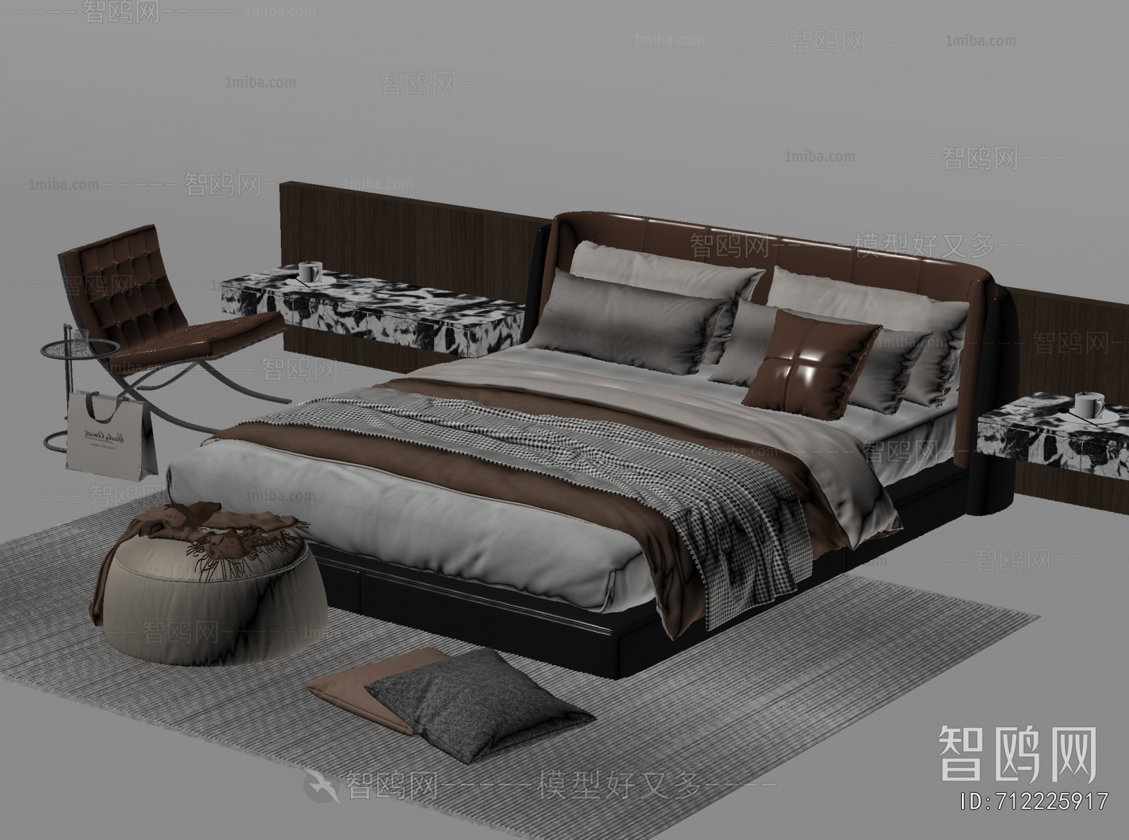 Modern Double Bed