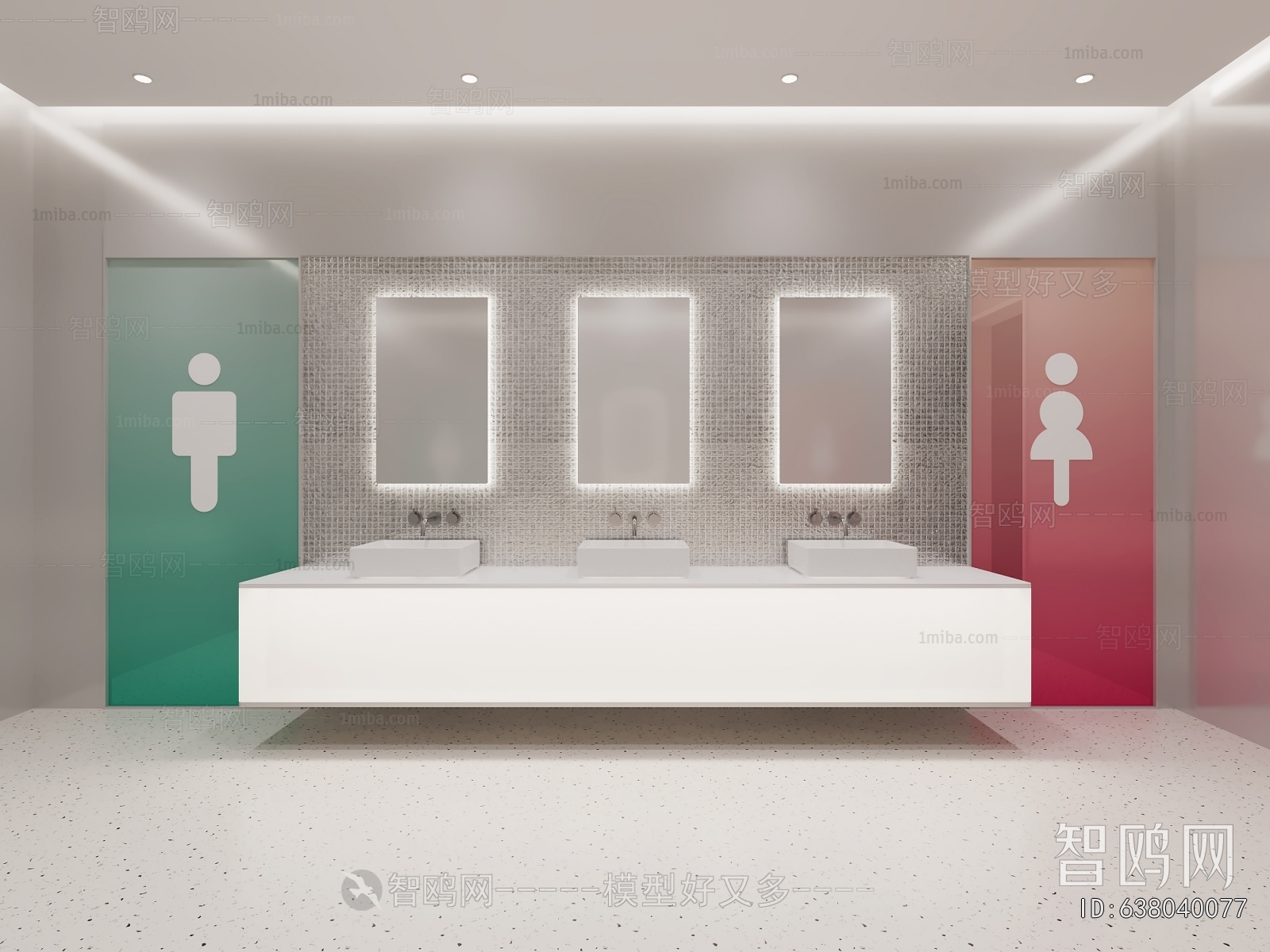 Modern Public Toilet