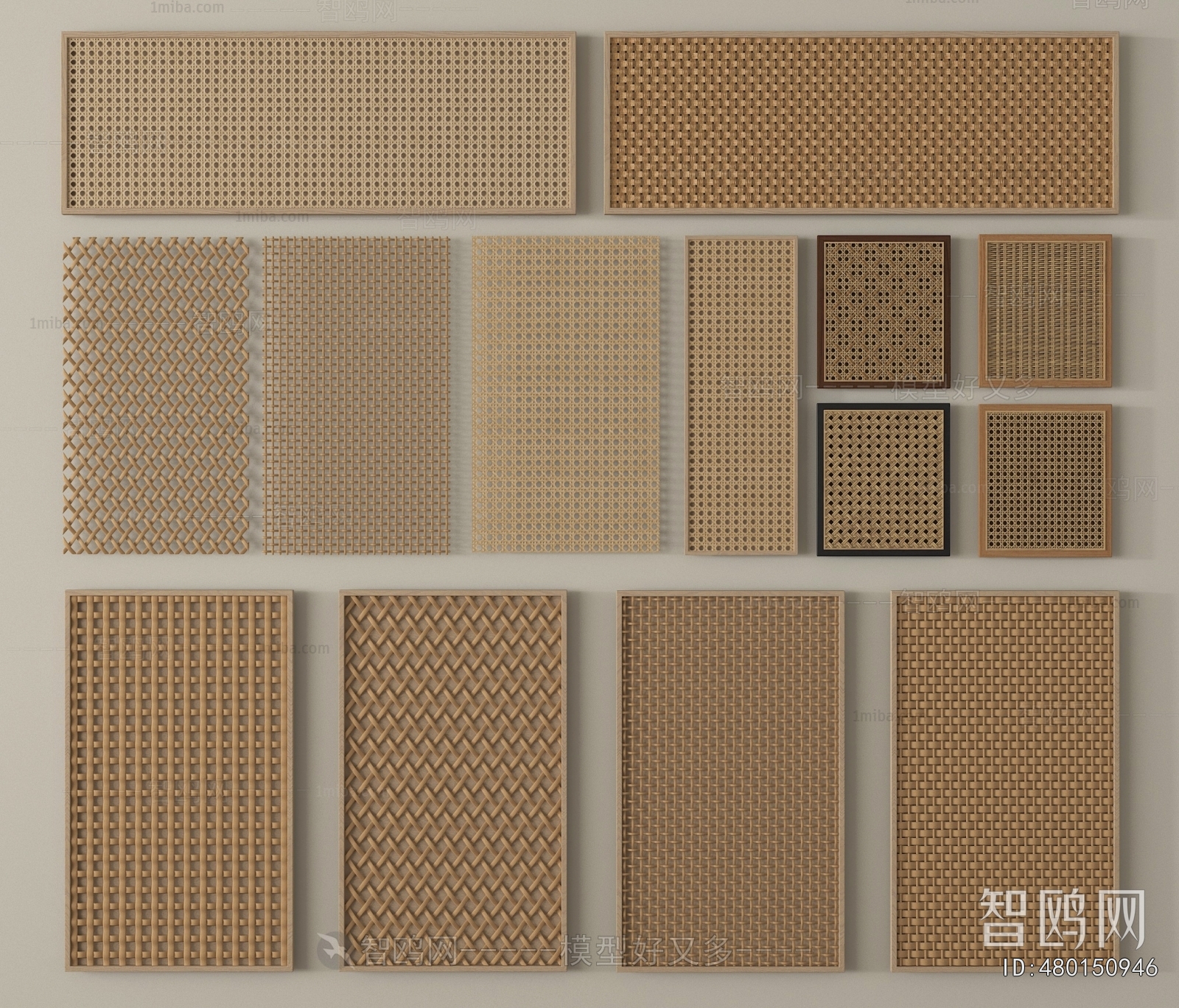 Wabi-sabi Style Door Panel