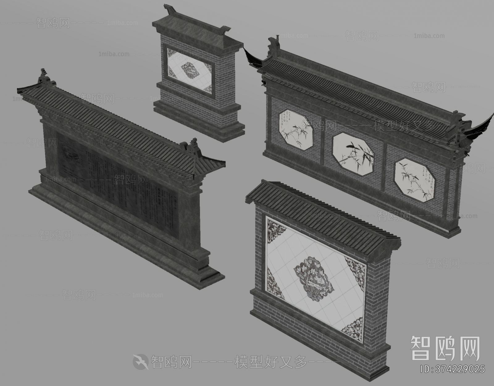 Chinese Style Landscape Wall