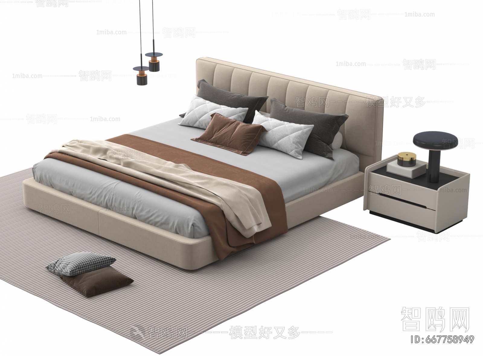 Modern Double Bed