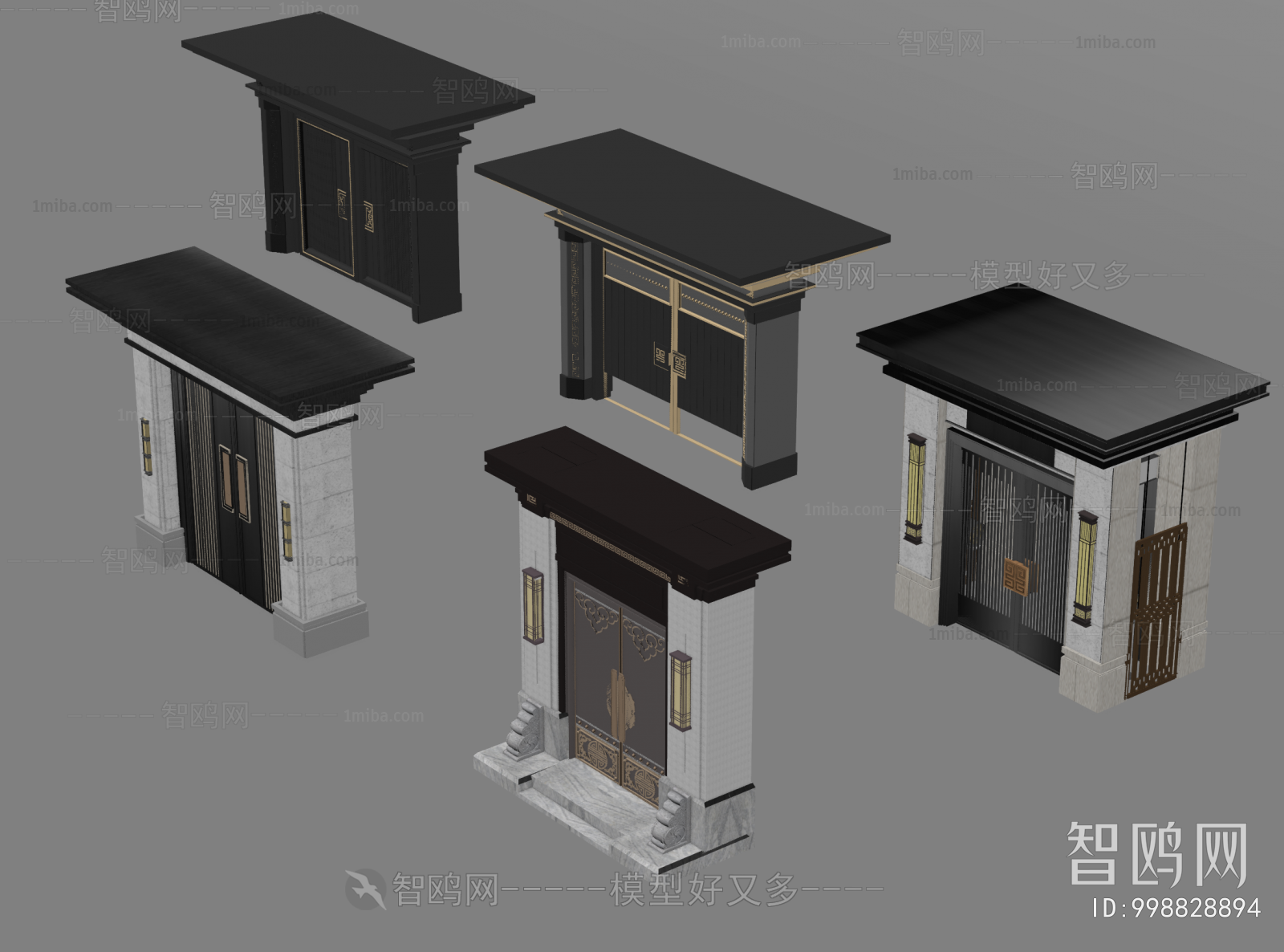 New Chinese Style Gate