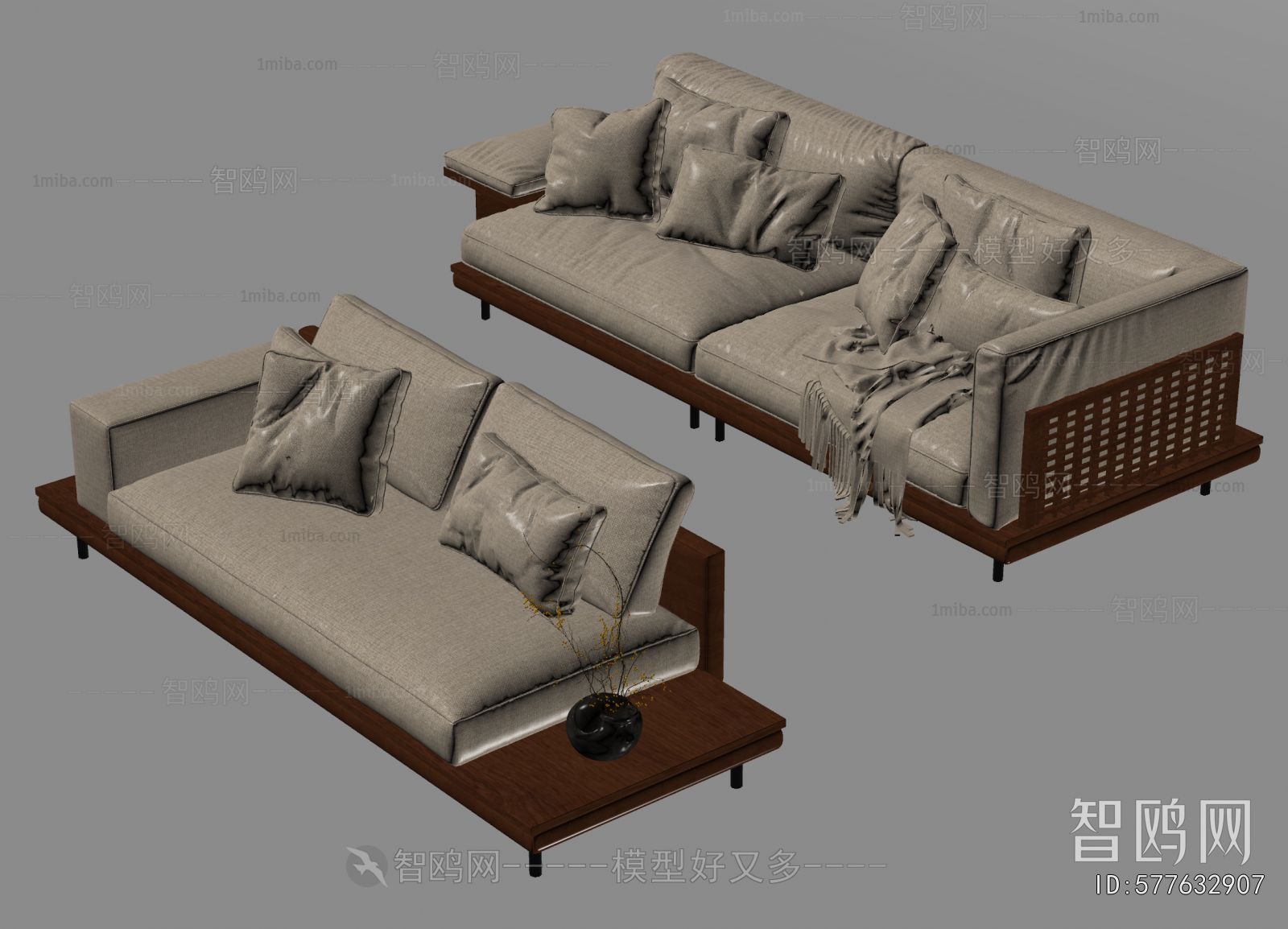 Wabi-sabi Style A Sofa For Two