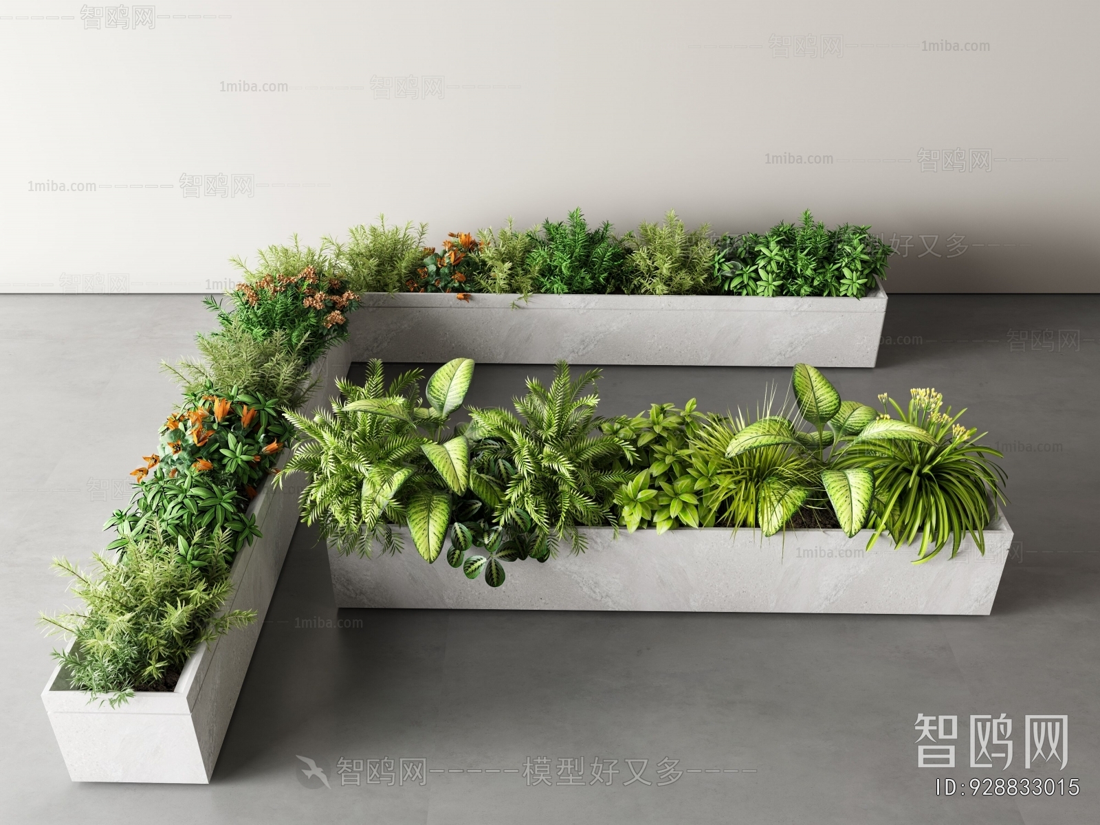 Modern Flower Bed, Flower Bowl, Flower Box