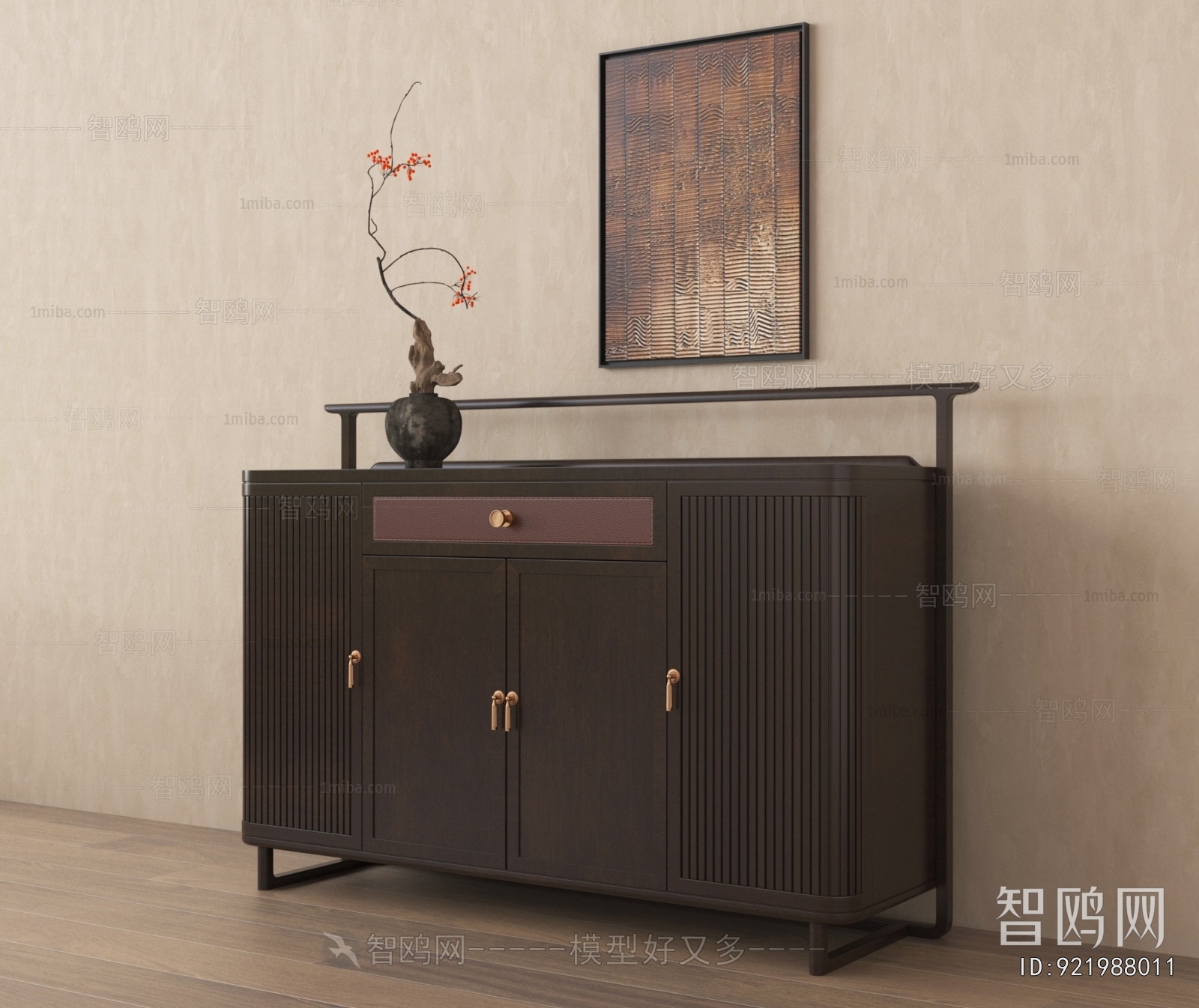 New Chinese Style Entrance Cabinet