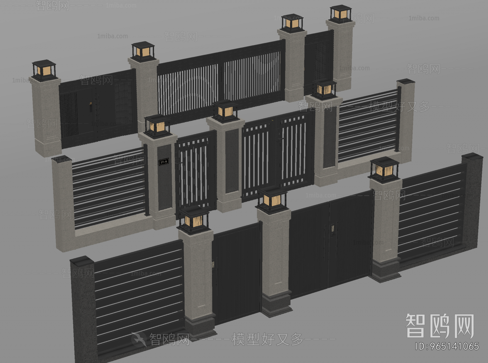New Chinese Style Gate