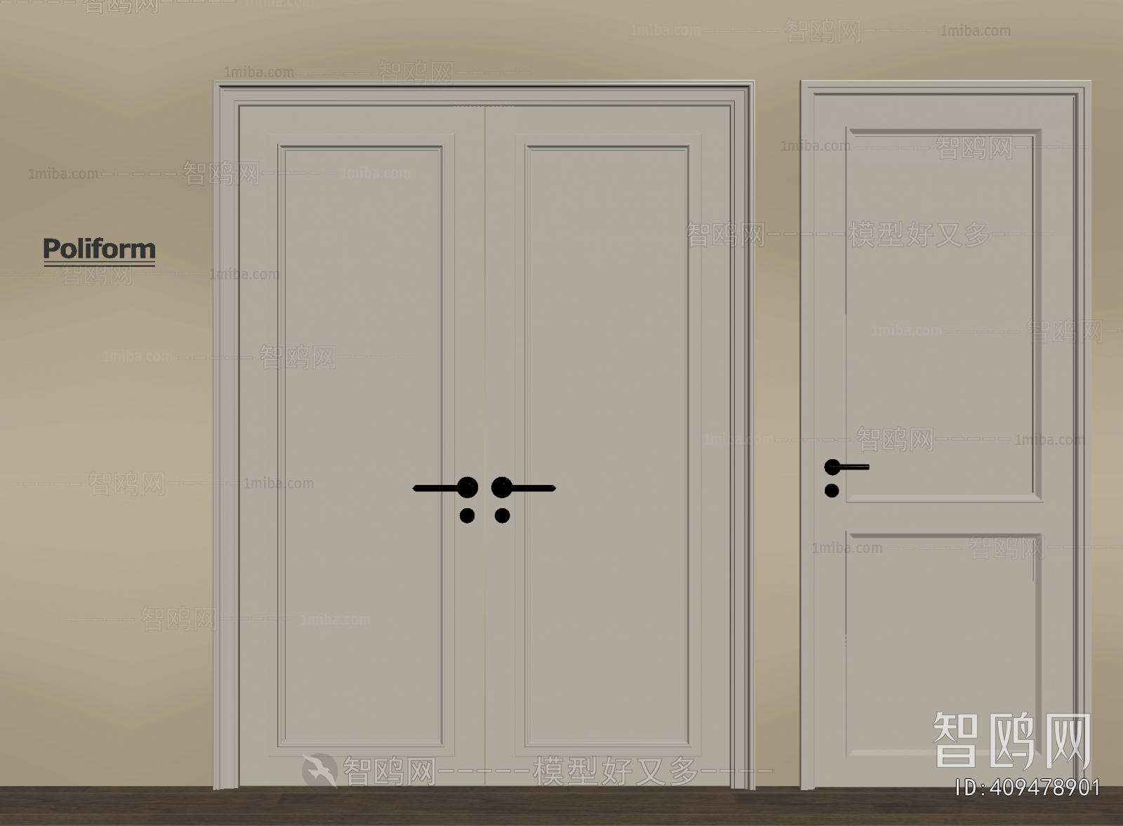 French Style Double Door