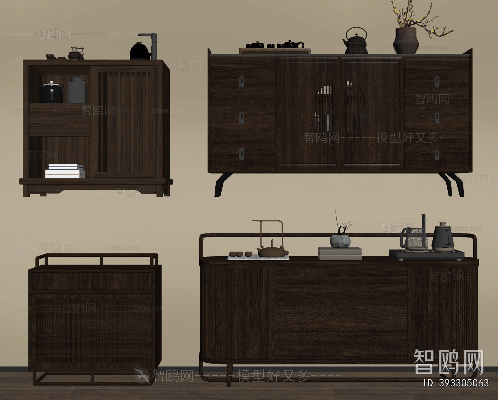 New Chinese Style Sideboard