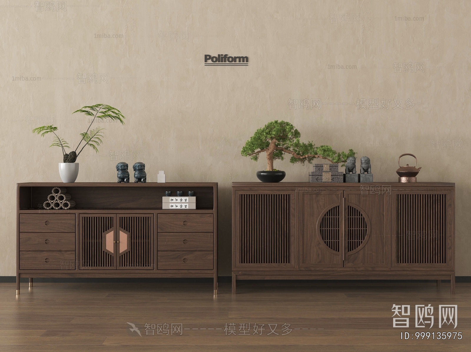 New Chinese Style Sideboard