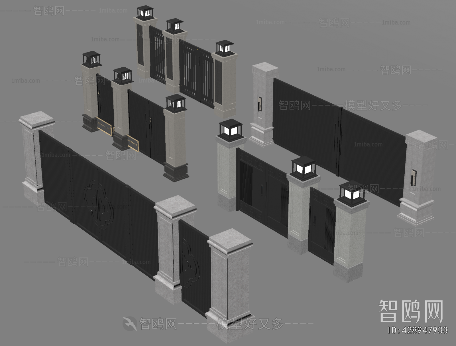 New Chinese Style Gate