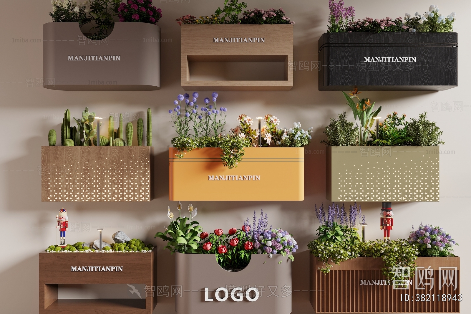 Modern Flower Bed, Flower Bowl, Flower Box