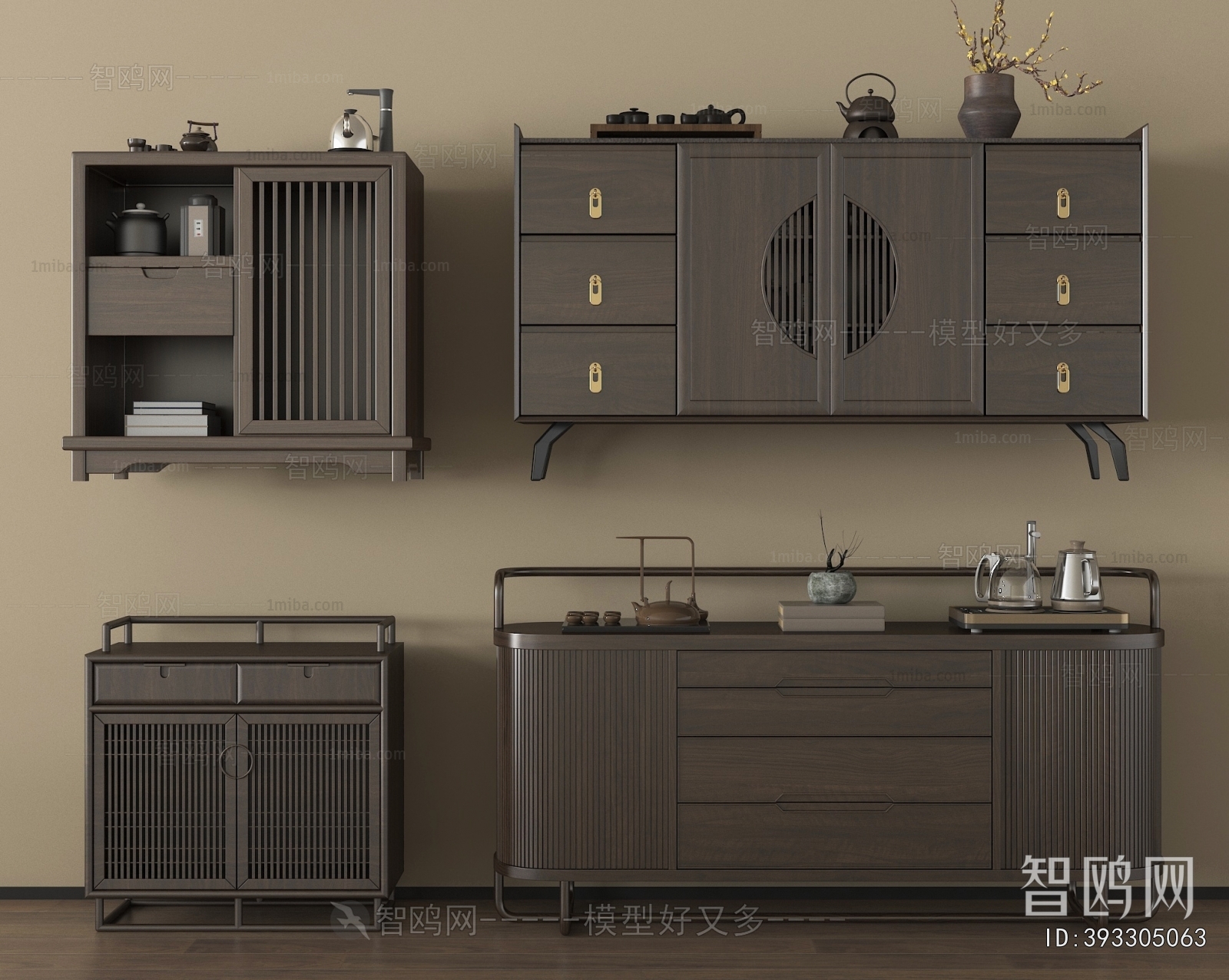 New Chinese Style Sideboard