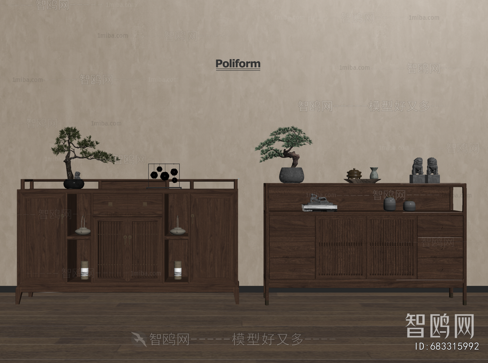 New Chinese Style Sideboard