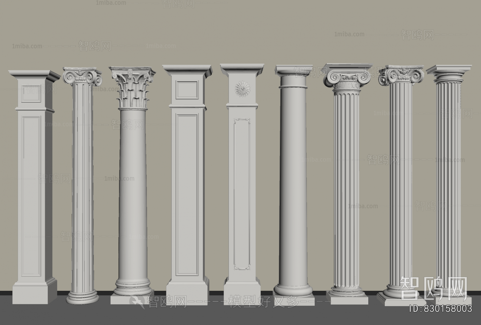 European Style Roman Pillar