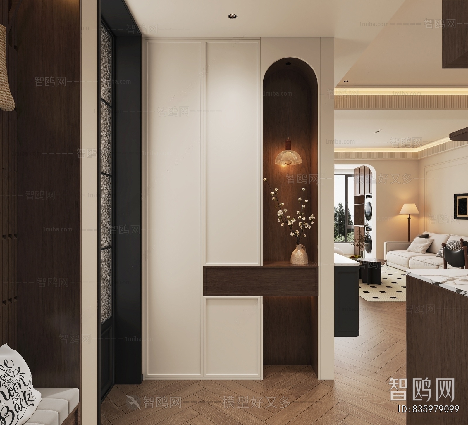 French Style Hallway