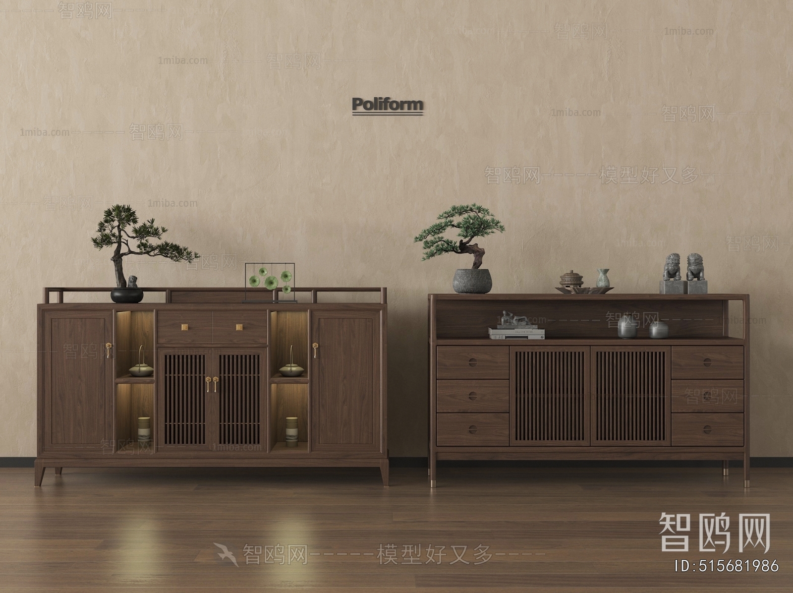 New Chinese Style Sideboard