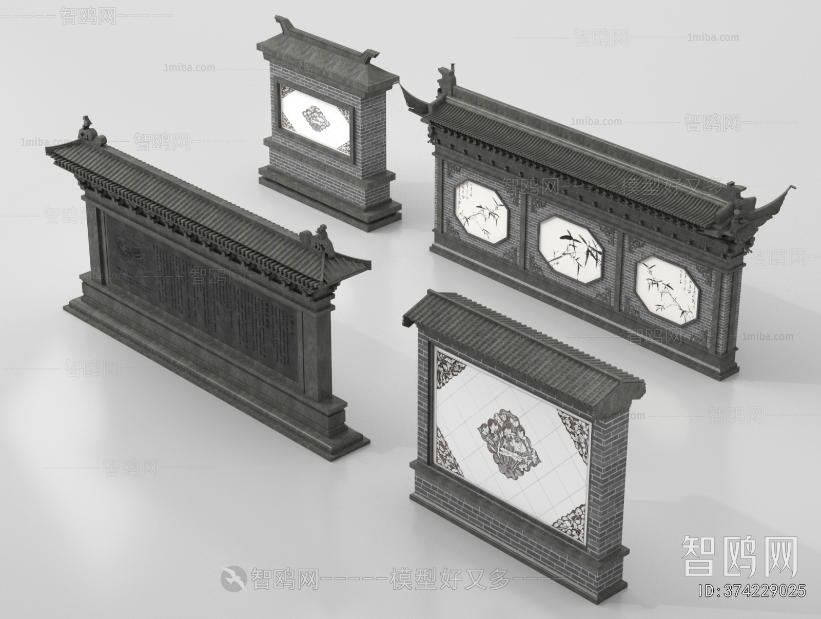 Chinese Style Landscape Wall